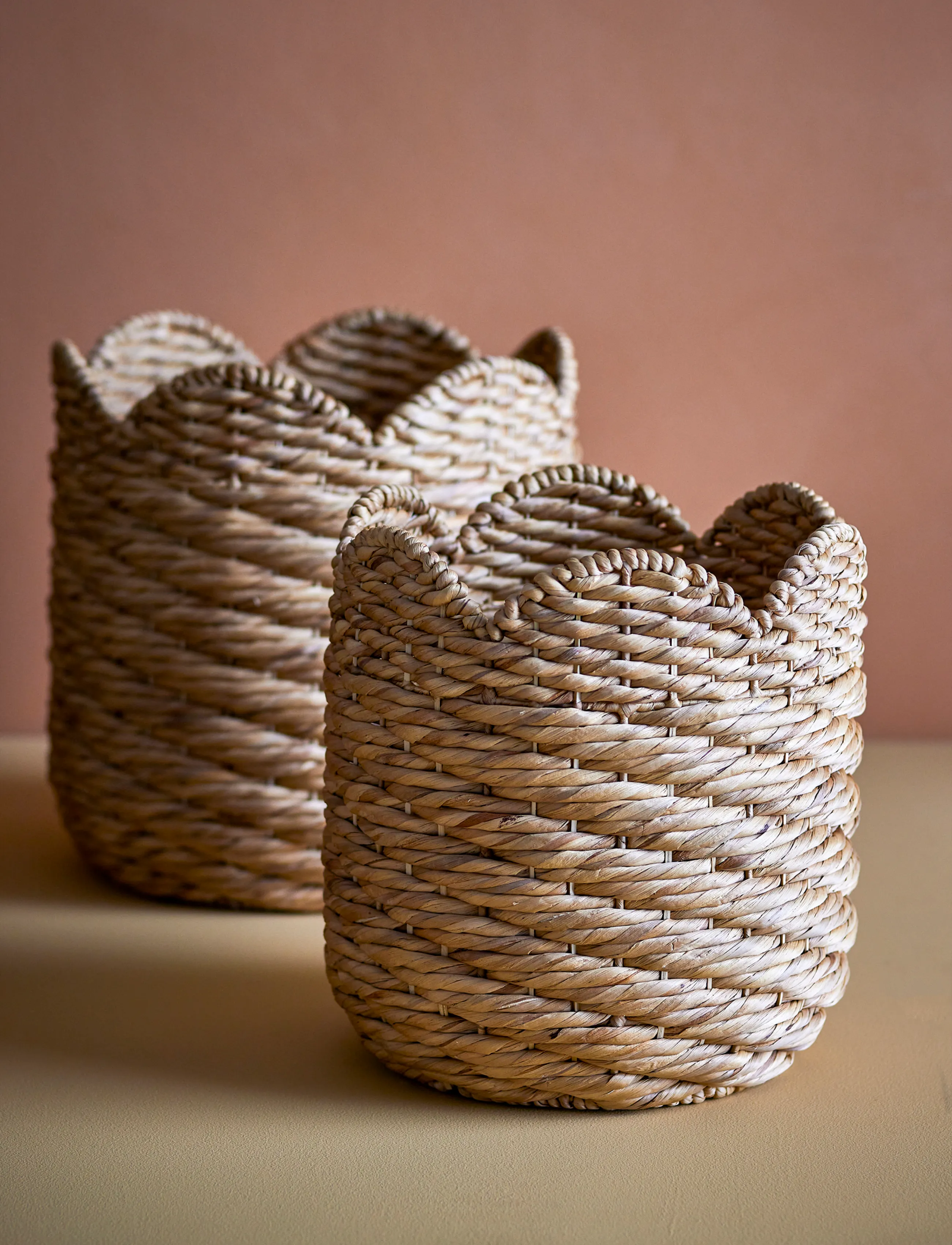 Bloomingville - Liam Basket - förvaringskorgar - brown - 0