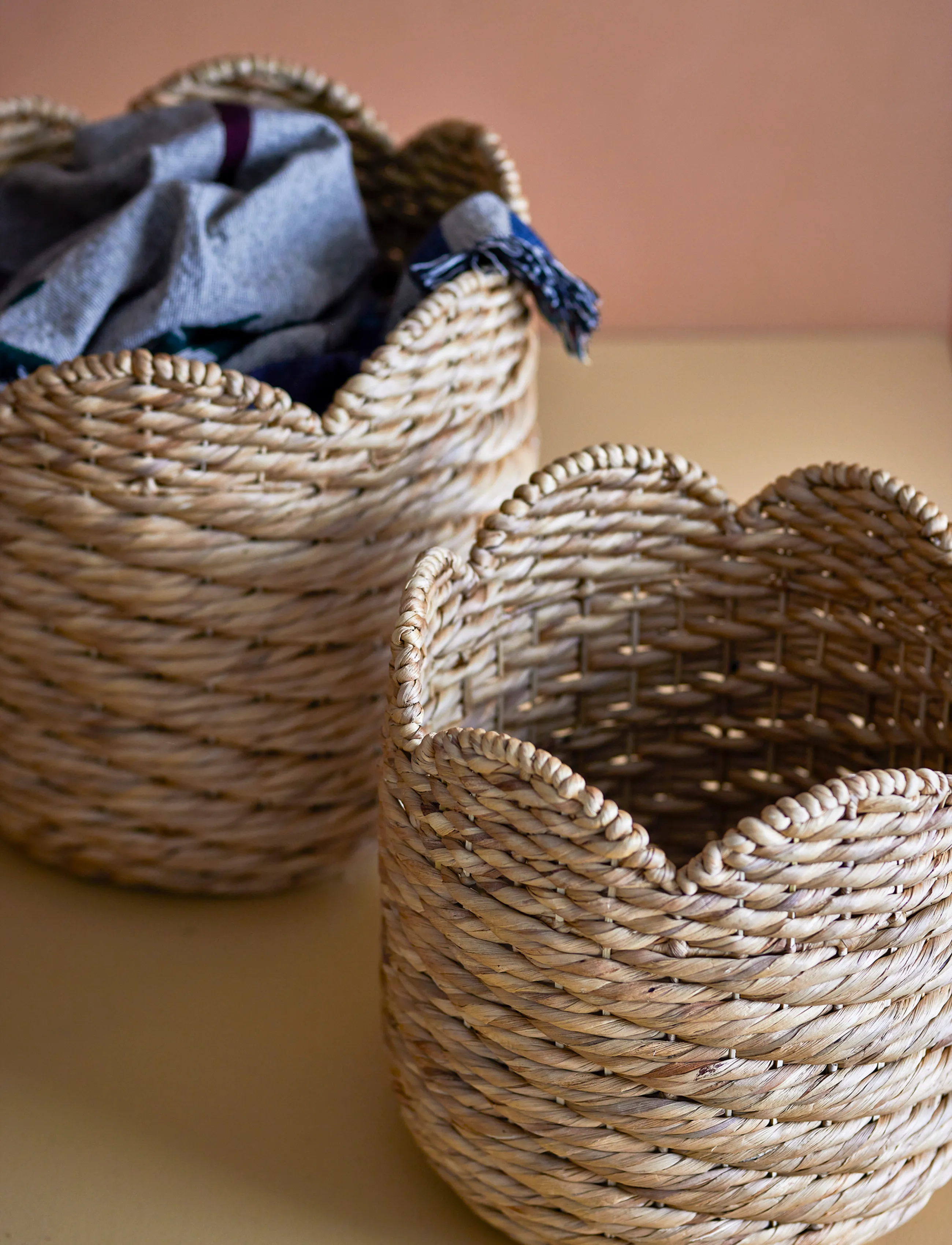 Bloomingville - Liam Basket - förvaringskorgar - brown - 2