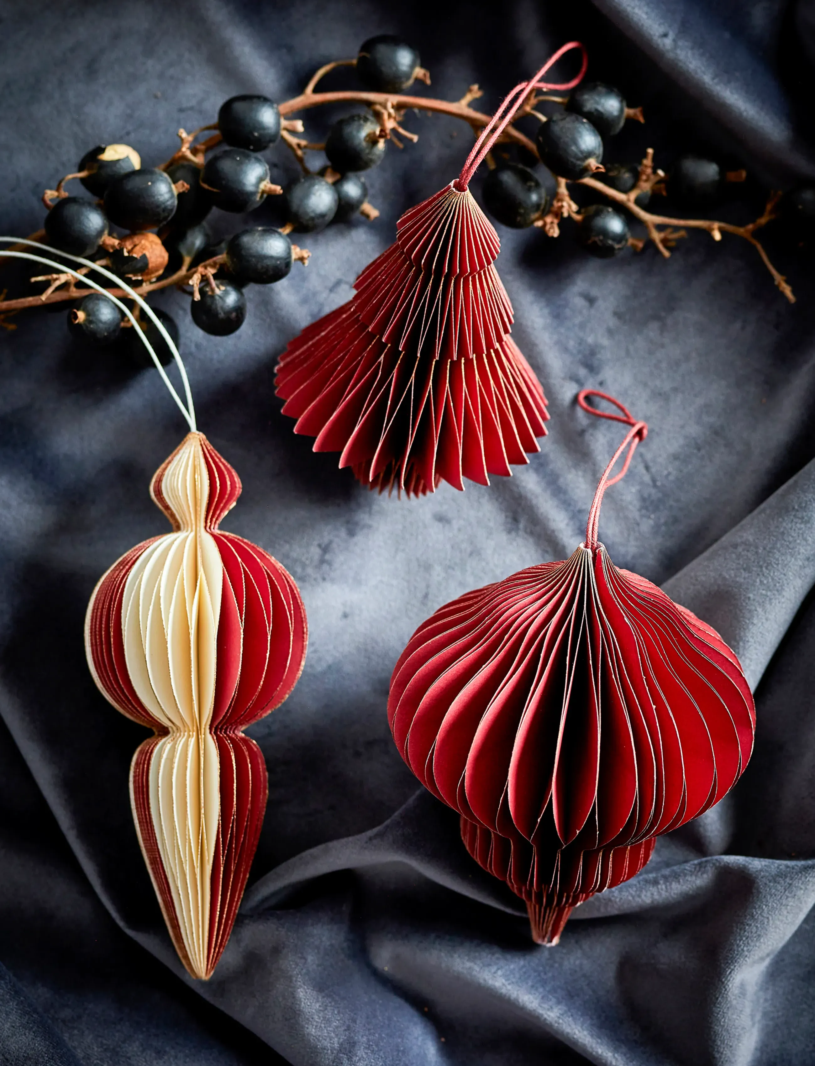 Bloomingville - Tinkle Ornament - red - 3