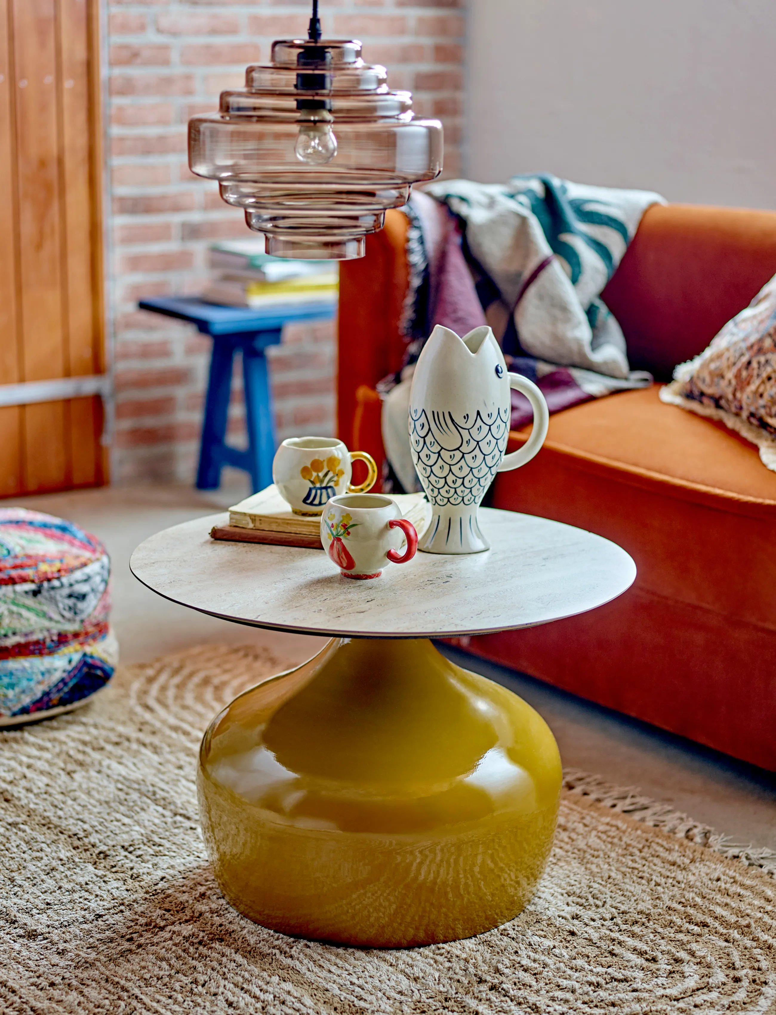 Bloomingville - Lecco Coffee Table - sofaborde - yellow - 0