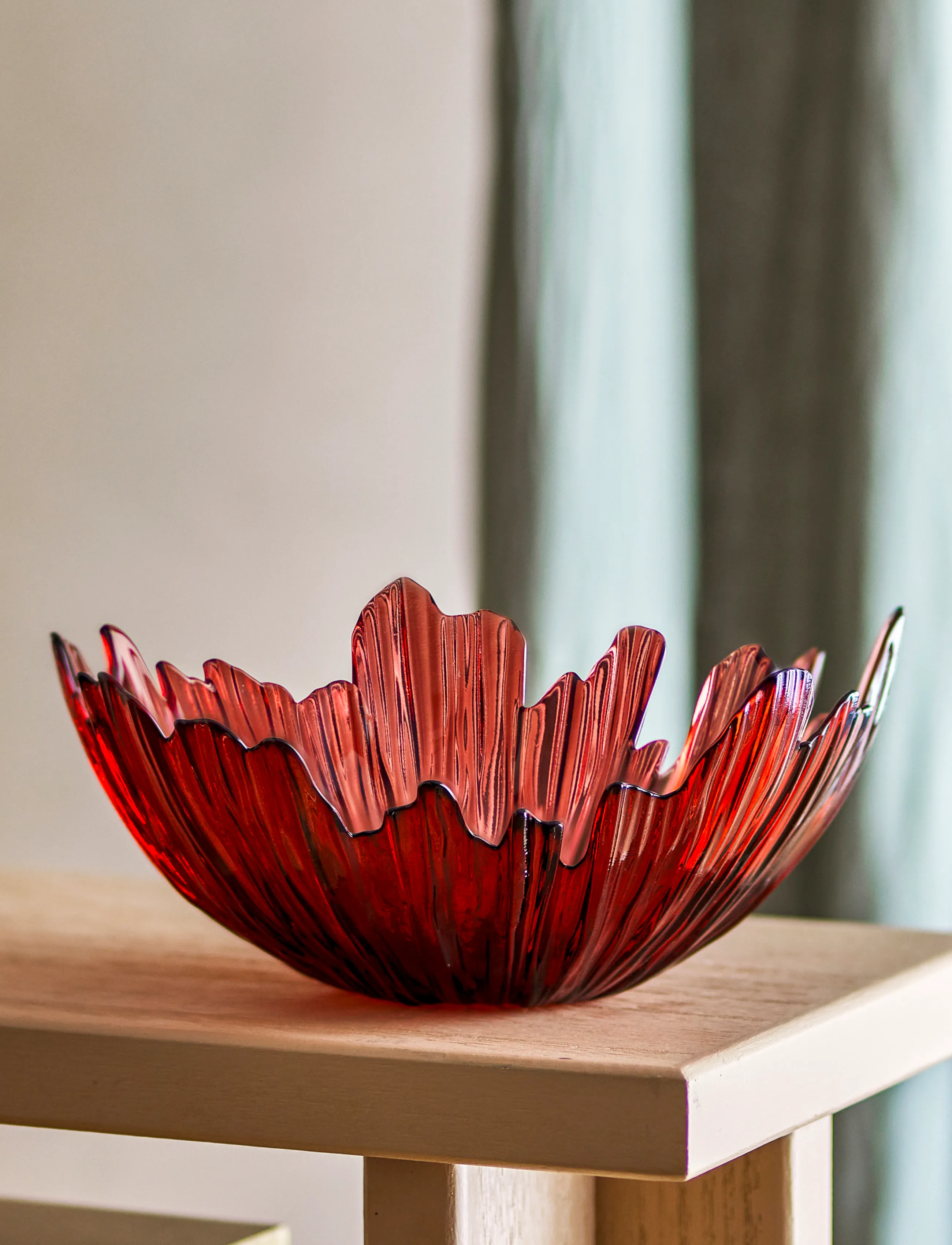 Bloomingville - Aila Bowl - dekorative platter & skåle - red - 0