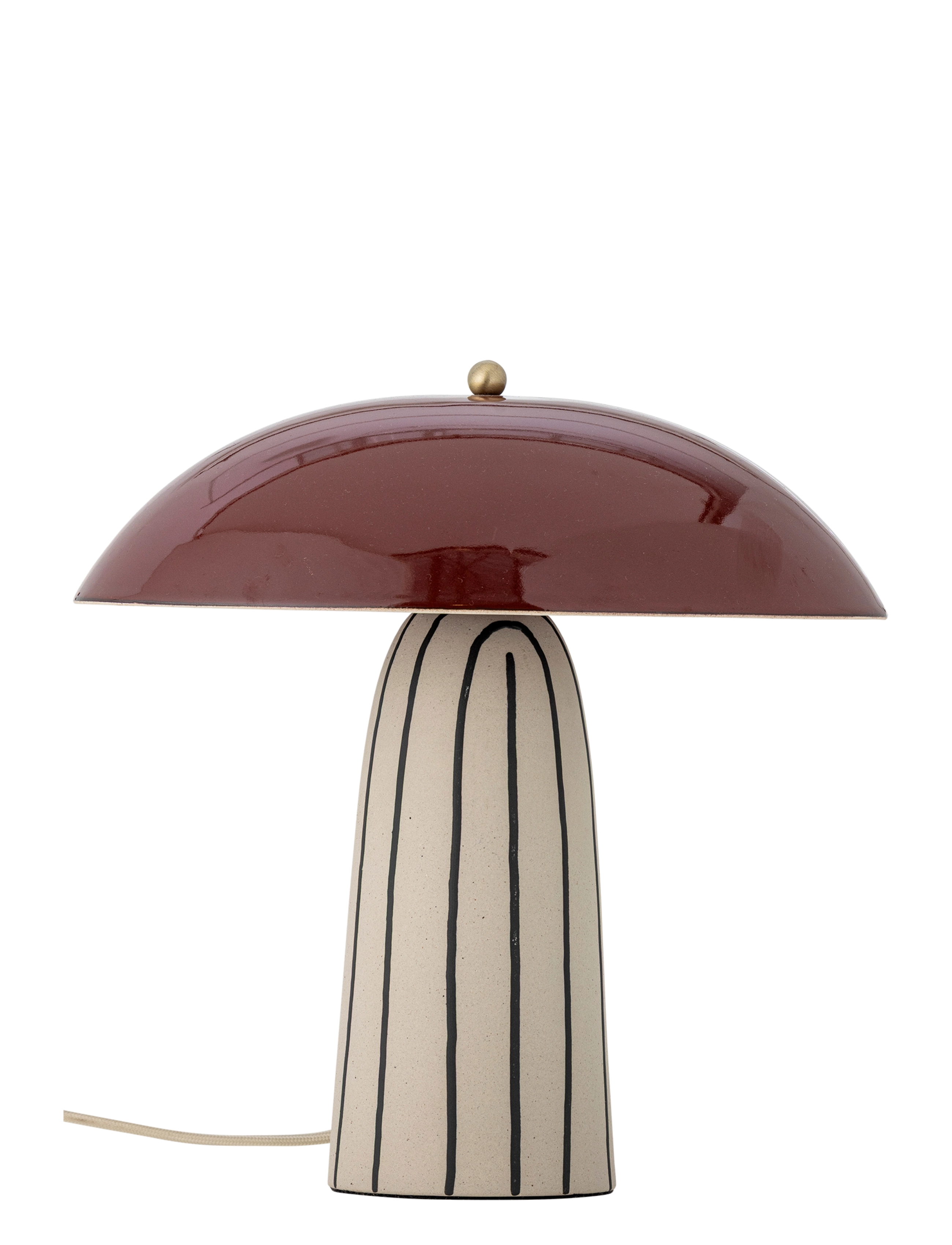 Bloomingville Arvid Table Lamp - Belysning - MULTI-COLOURED / burgundy
