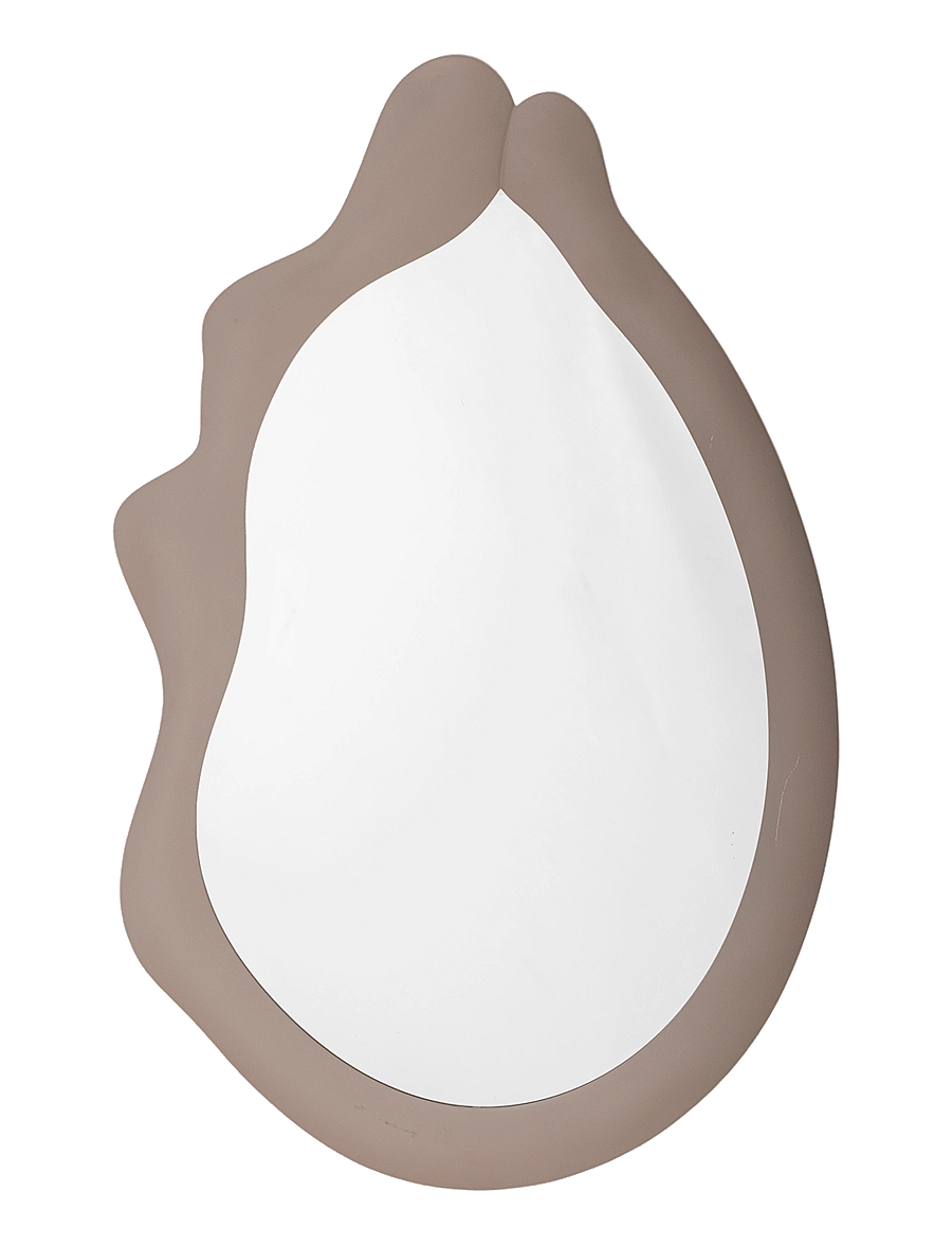 Bloomingville - Aika Wall Mirror - seinapeeglid - beige - 1
