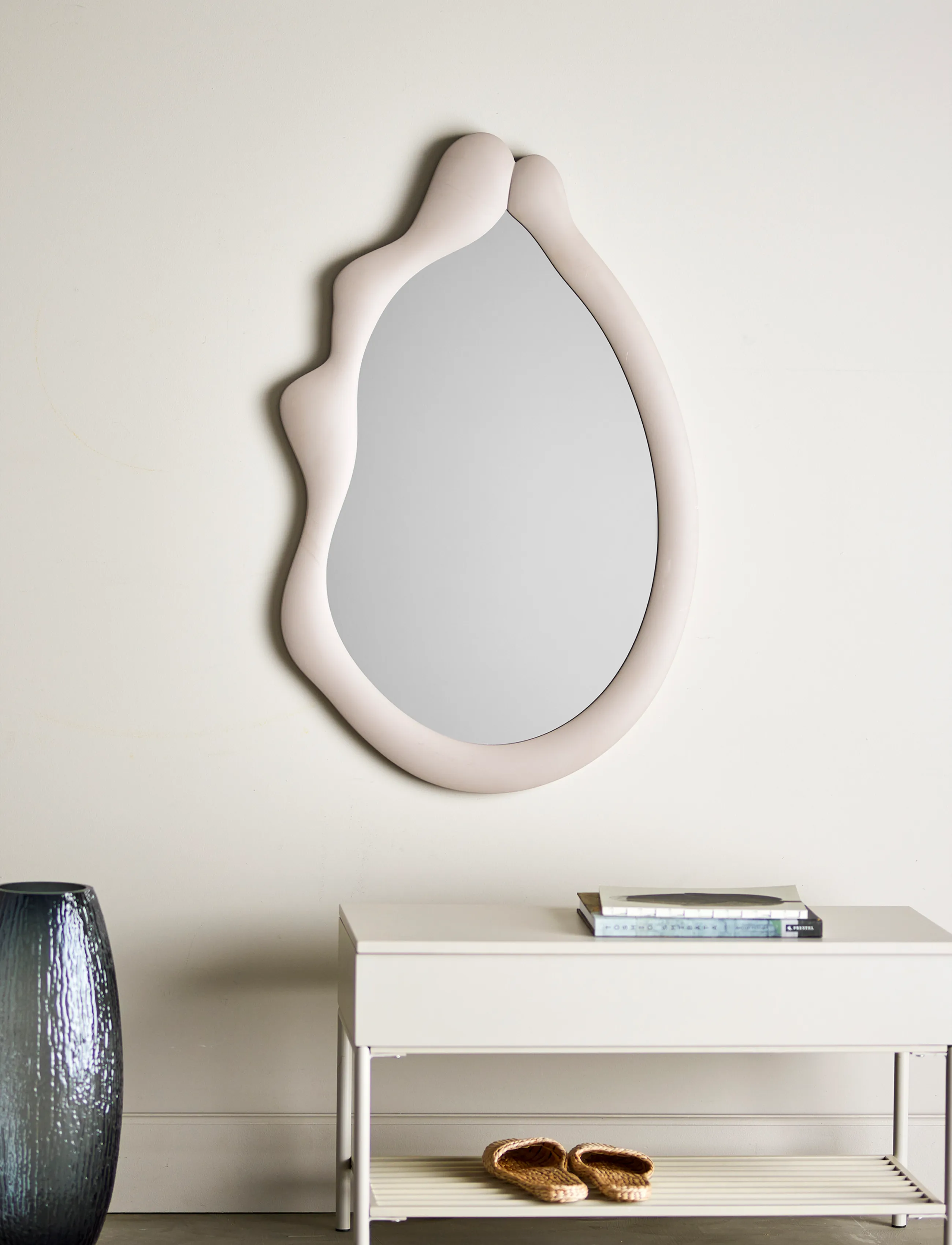 Bloomingville - Aika Wall Mirror - beige - 0