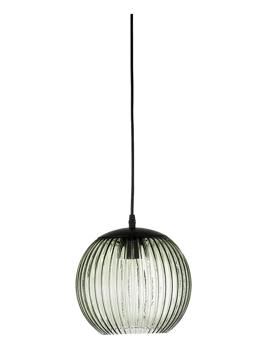 Bloomingville - Sybia Pendant Lamp - rippvalgustid - green - 1