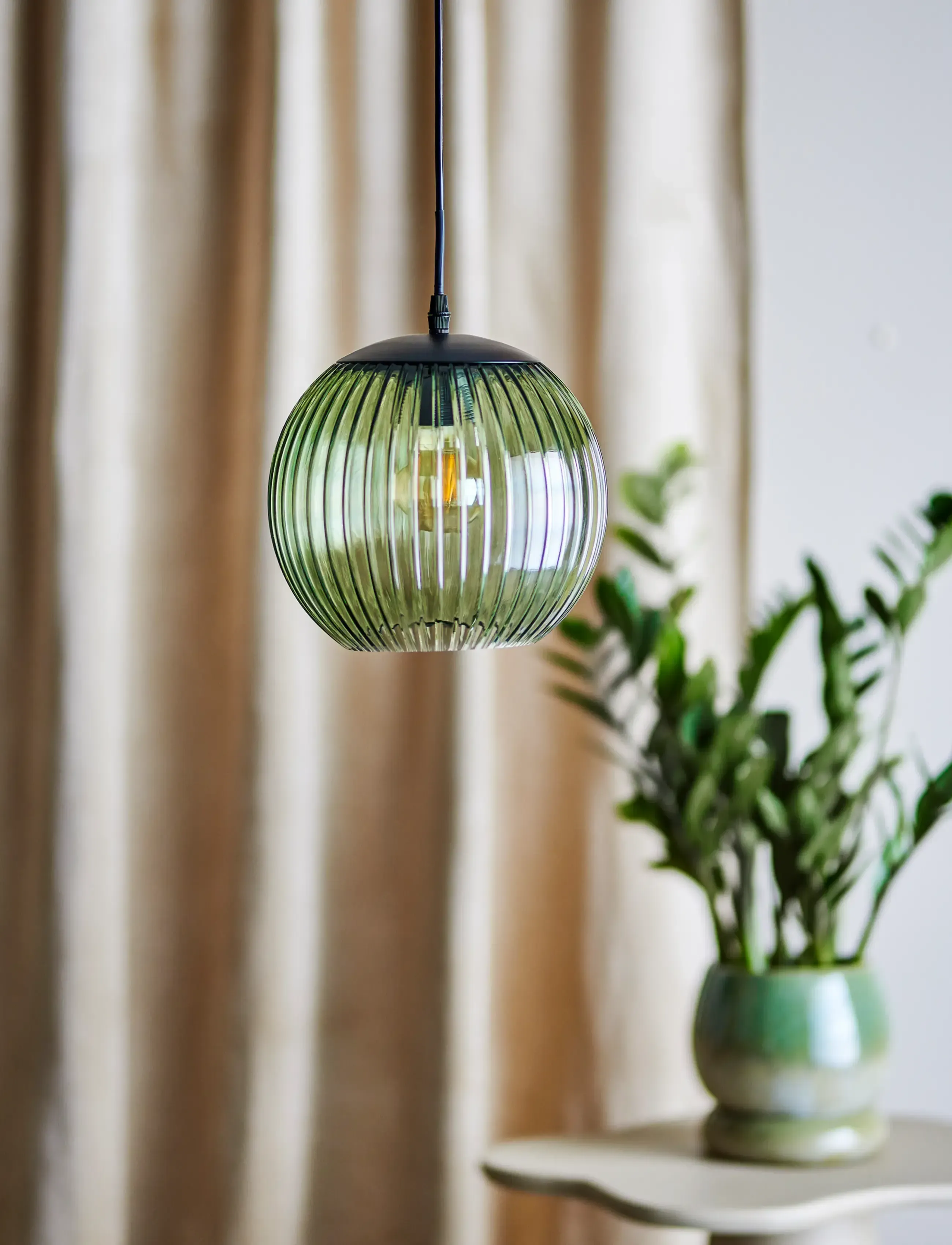 Bloomingville - Sybia Pendant Lamp - green - 2