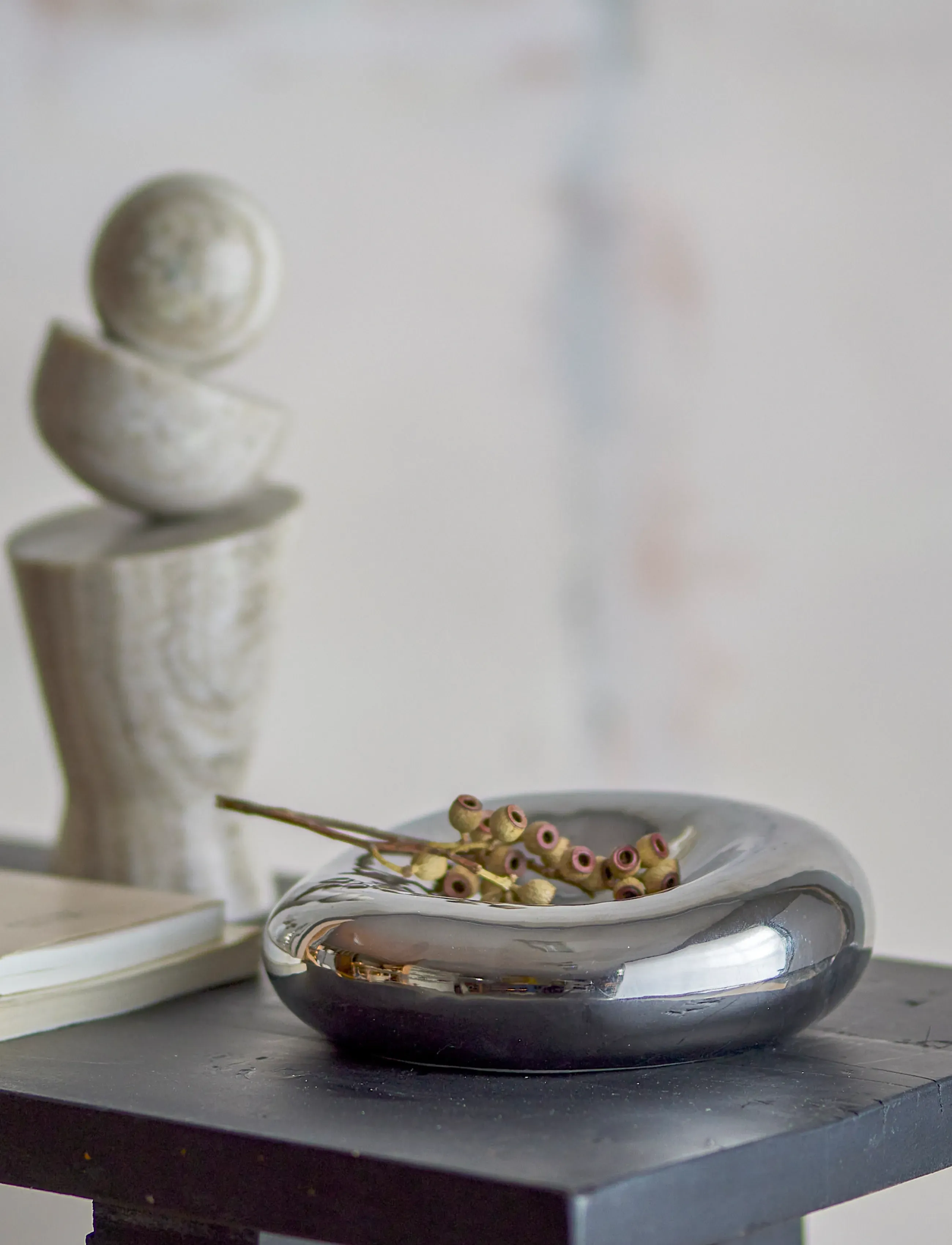 Bloomingville - Shine Bowl - laveste priser - silver - 5