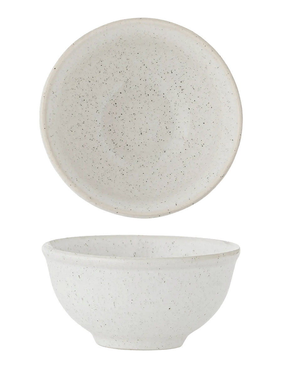 Bloomingville - Addison Bowl, White, Stoneware - müslischalen - white - 1