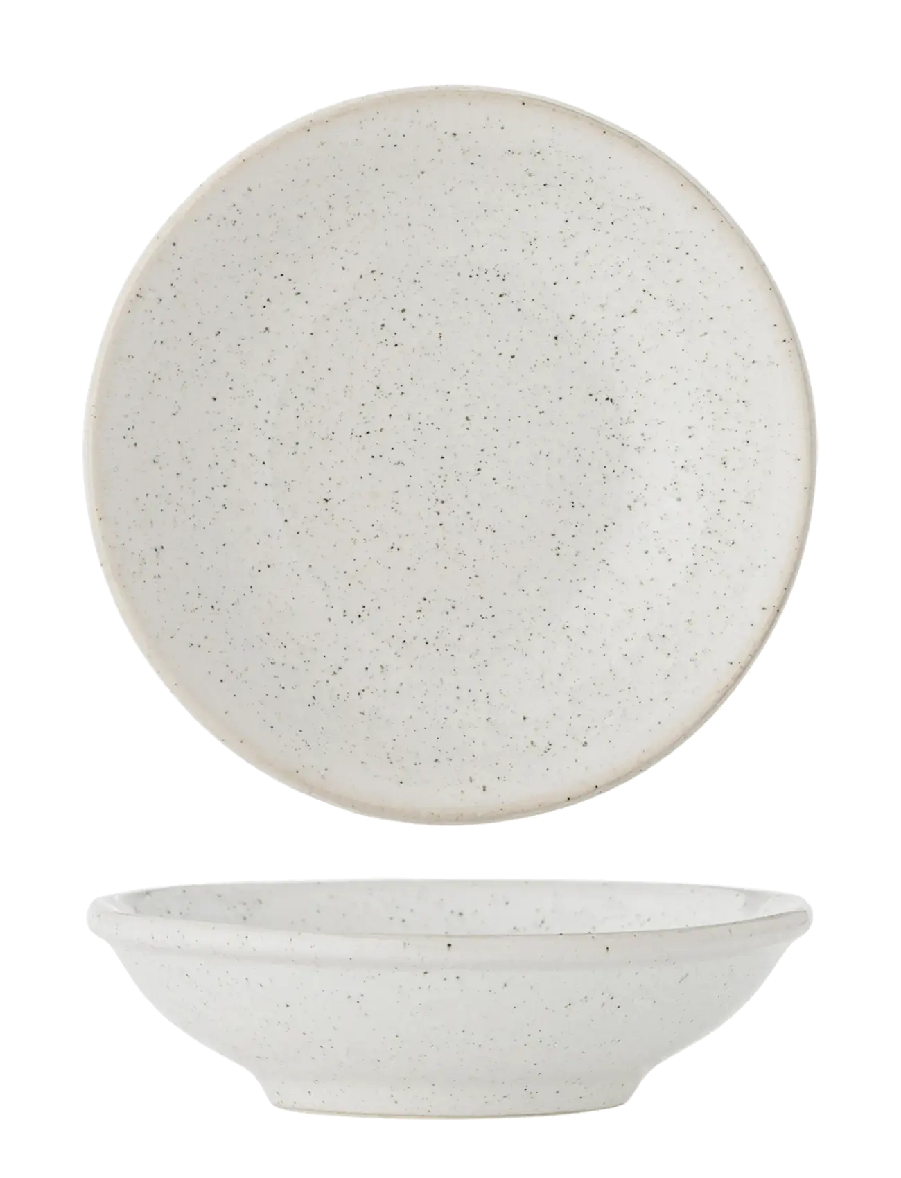 Bloomingville Addison Bowl, White, Stoneware, Serving Skål, Hvid, Str: Ø 11 CM