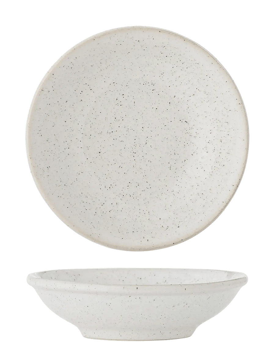 Bloomingville - Addison Bowl, White, Stoneware - servierschalen - white - 1