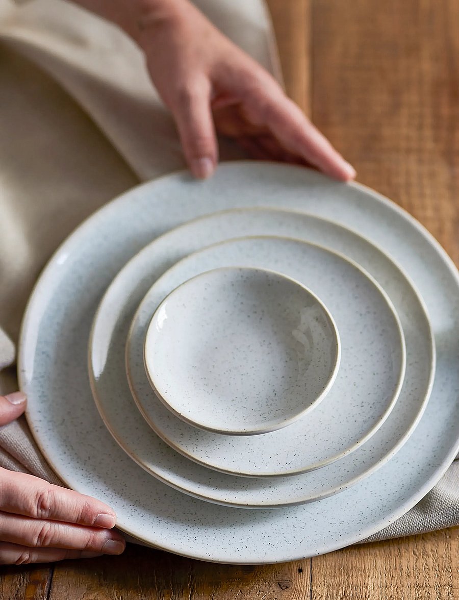 Bloomingville - Addison Bowl, White, Stoneware - servierschalen - white - 0