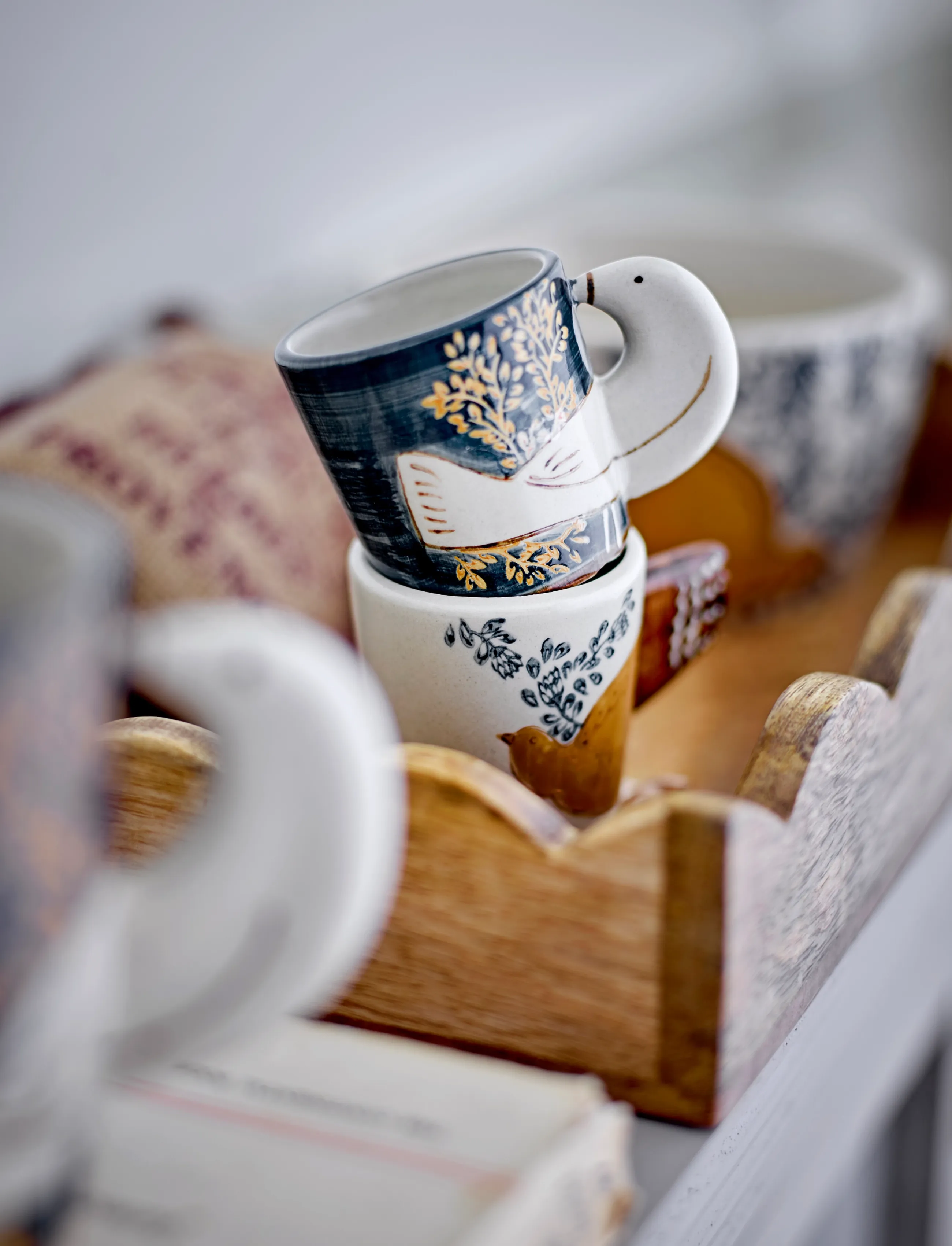 Bloomingville - Hezha Espresso Cup - espressokopper - blue - 2