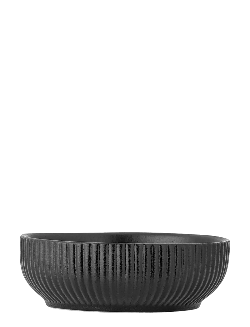 Bloomingville - Neri Bowl, Black, Stoneware - serveerimisnõud - black - 0