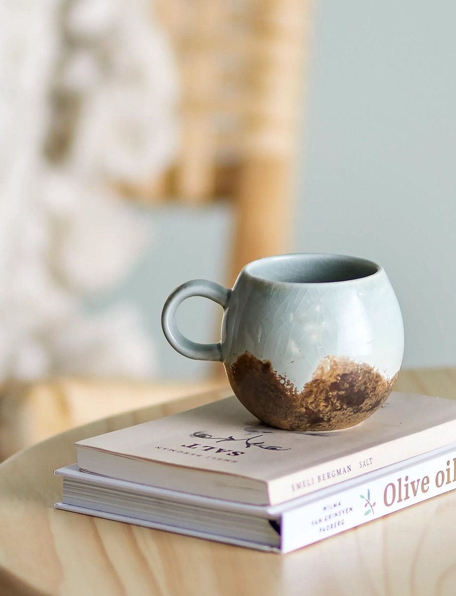 Bloomingville - Paula Cup - teetassen - grey/brown - 3