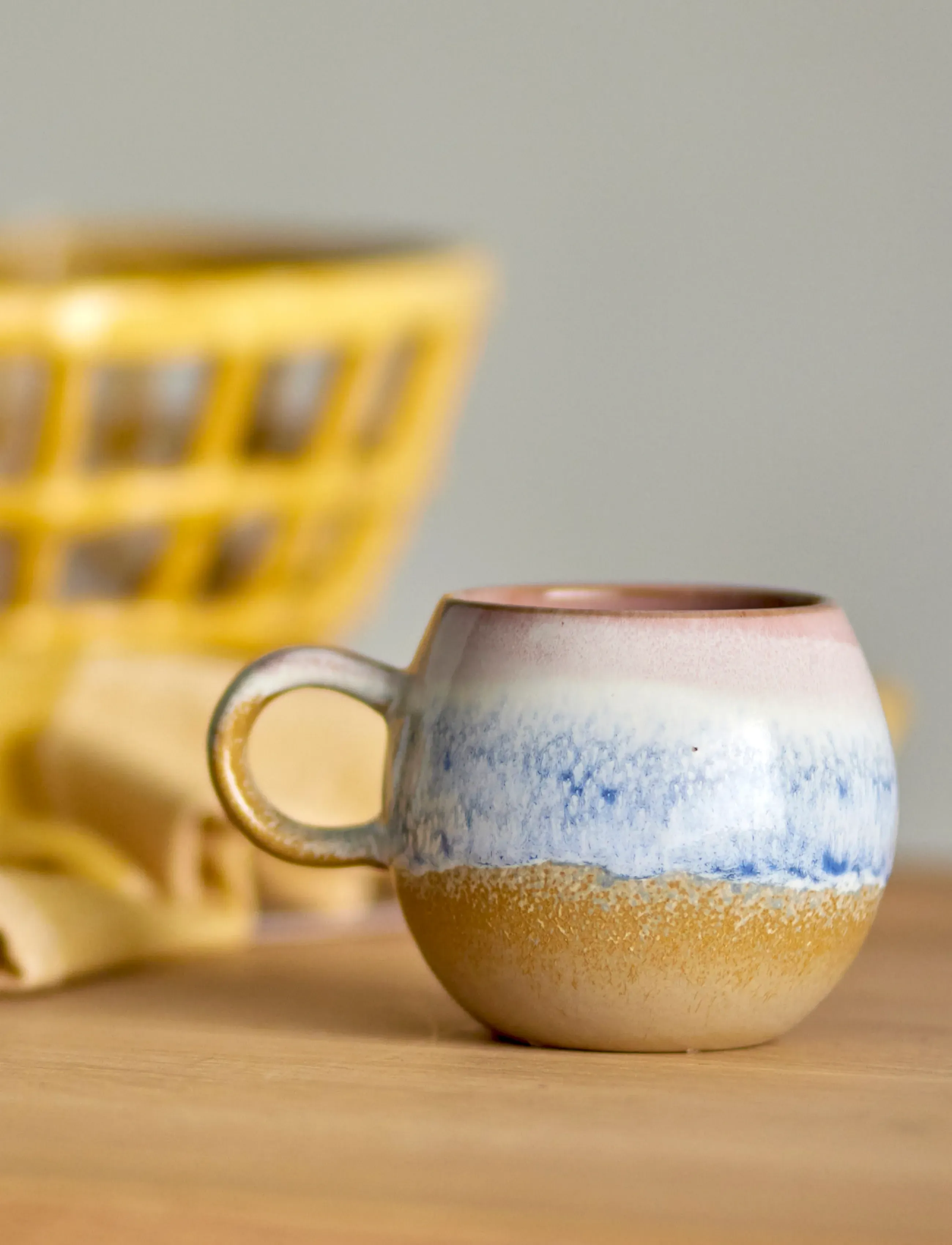 Bloomingville - Paula Cup - tekoppar - pink/blue/beige - 2