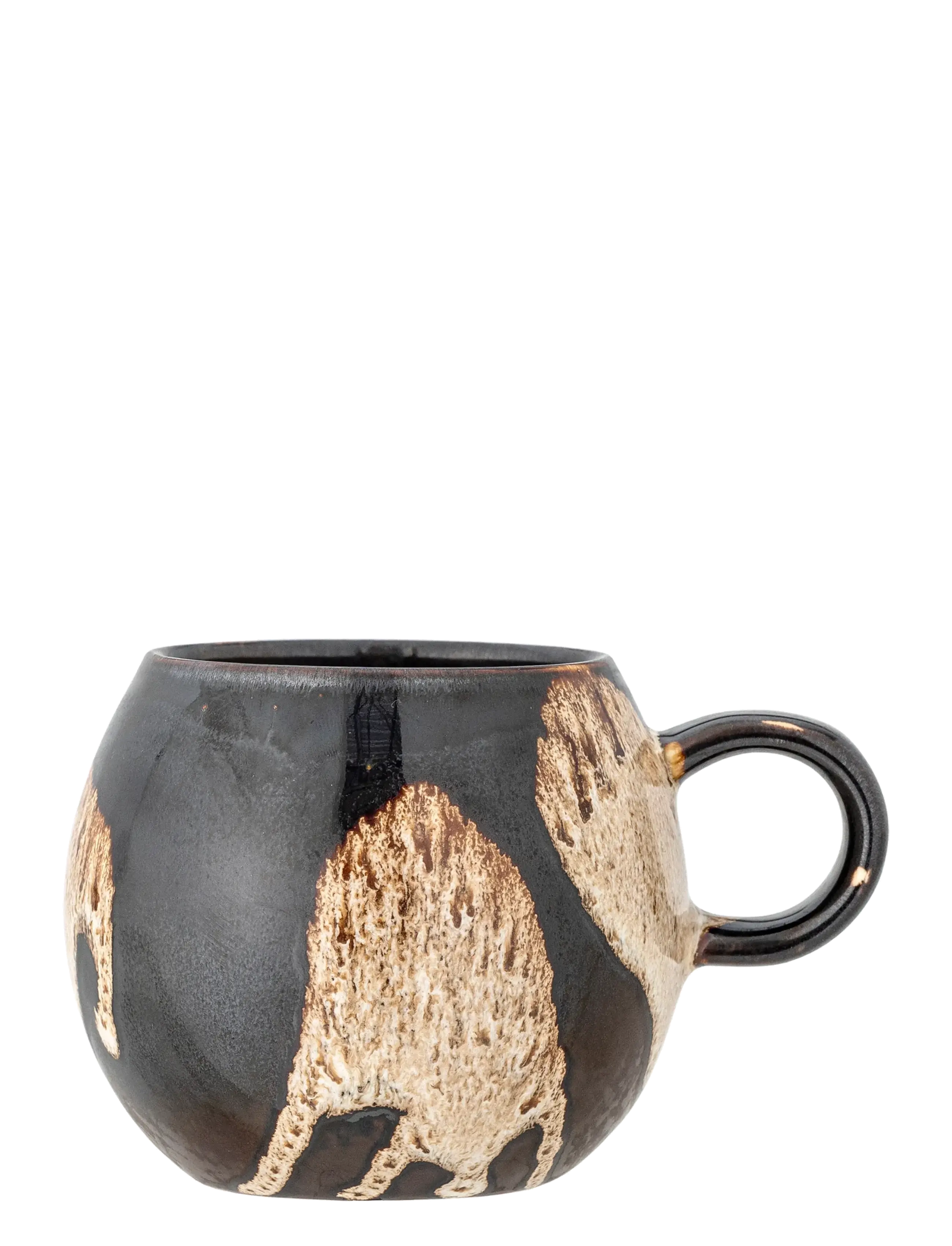 Bloomingville Paula Kop, Brun - Cups & Mugs - BROWN / black