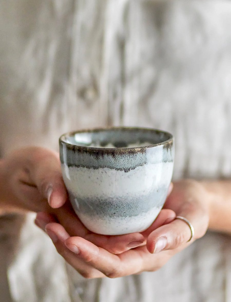 Bloomingville - Paula Cup - teetassen - grey - 3