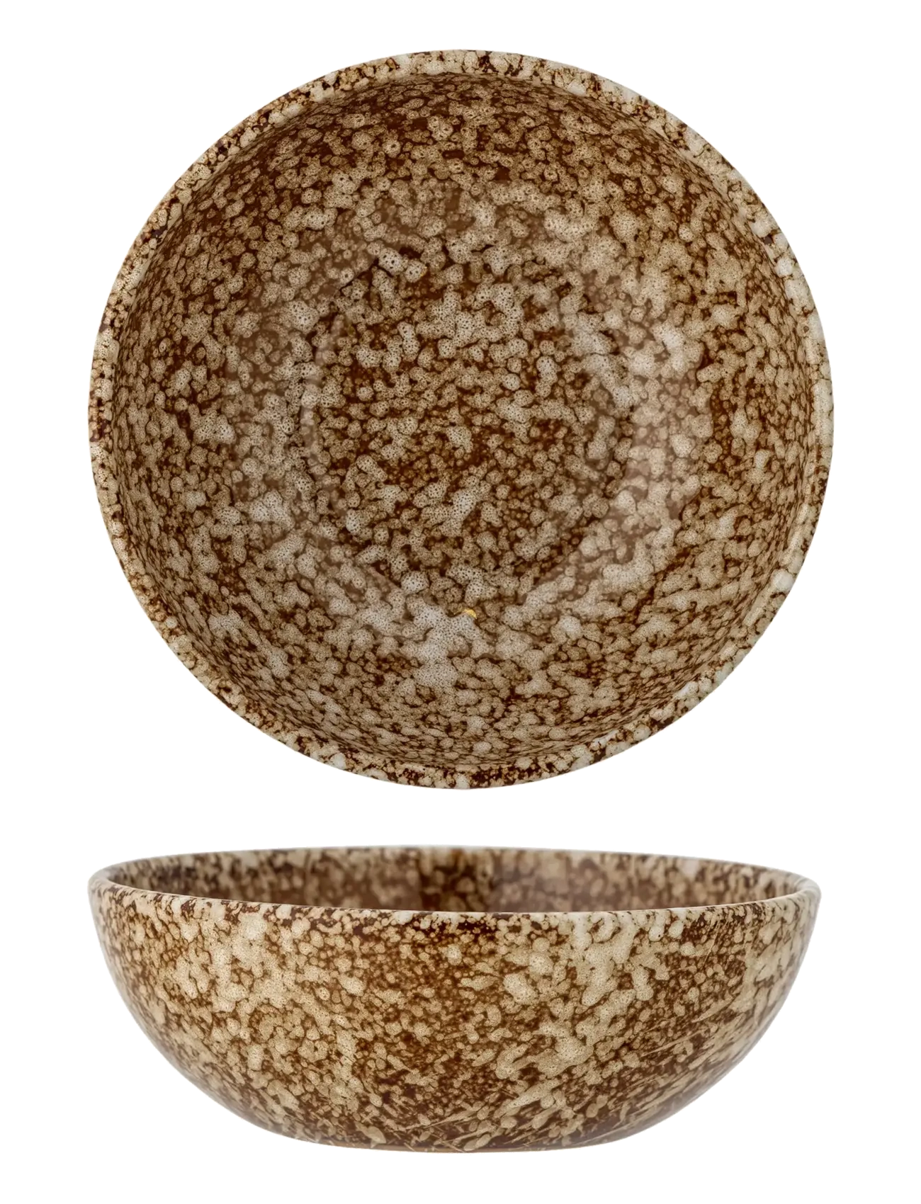Bloomingville Paula Bowl, Serving Skål, Brun, Str: Ø 16 CM