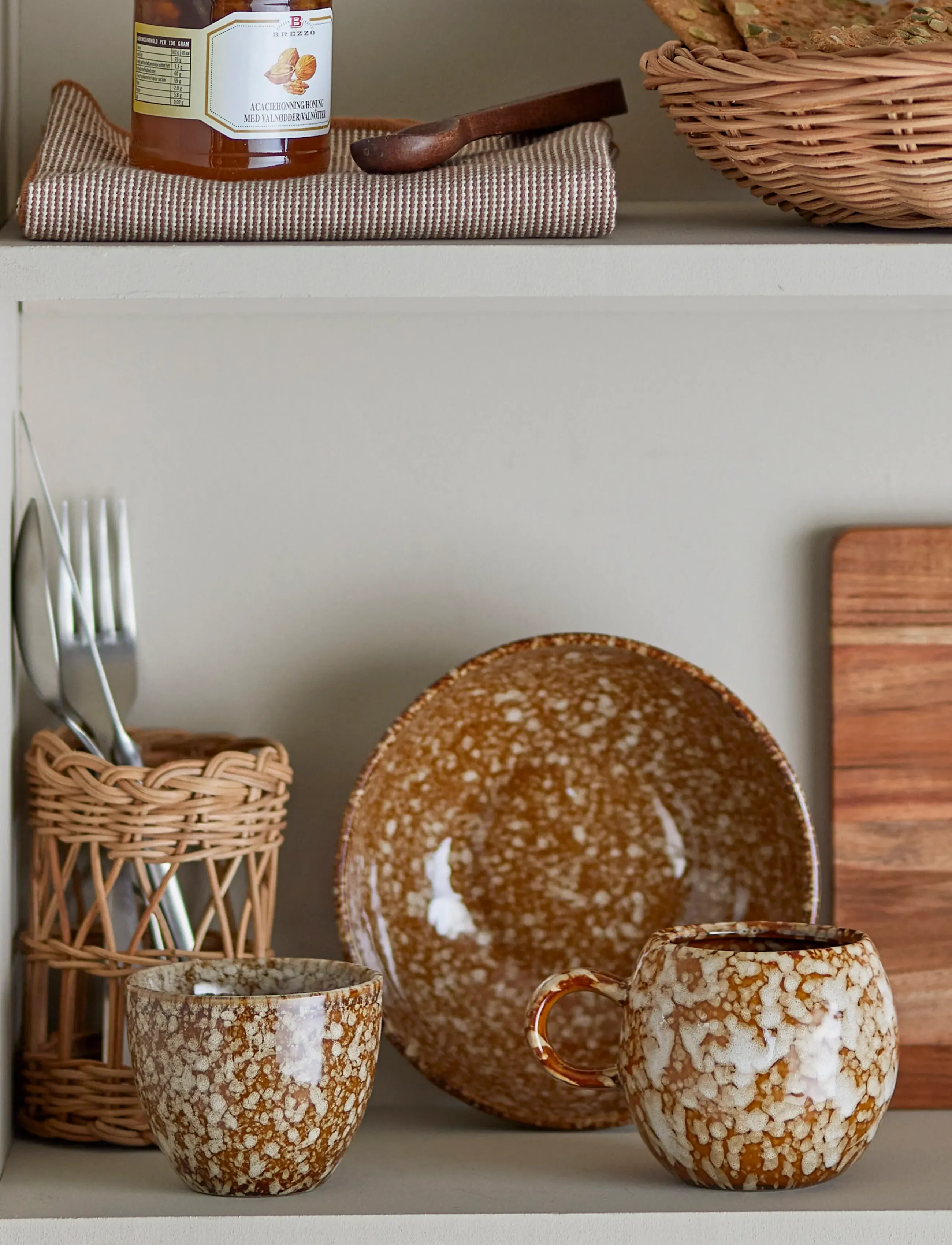 Bloomingville - Paula Bowl - servierschalen - brown - 3
