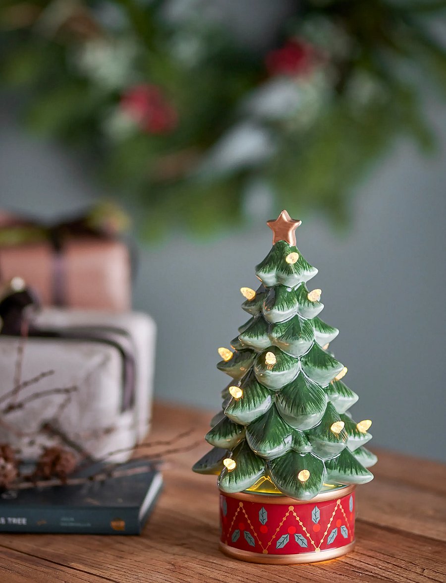 Bloomingville - Fannie Deco Tree w/Light - weihnachtsbäume - green - 3