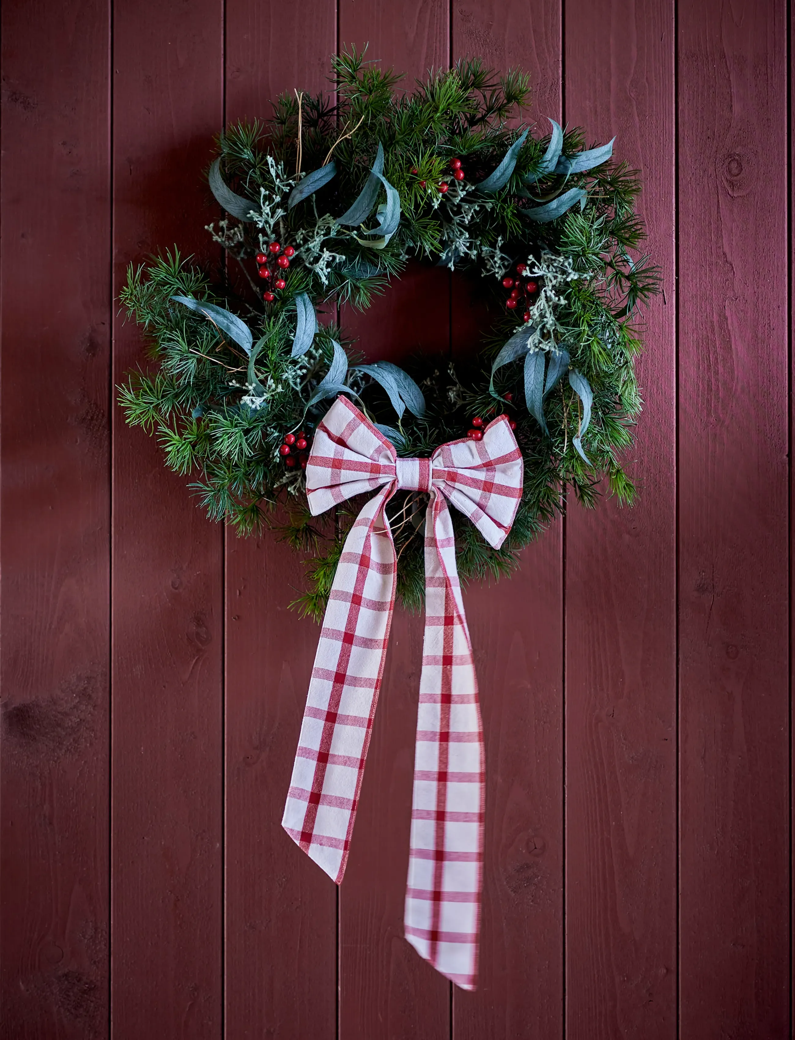 Bloomingville - Pine Wreath - green - 0