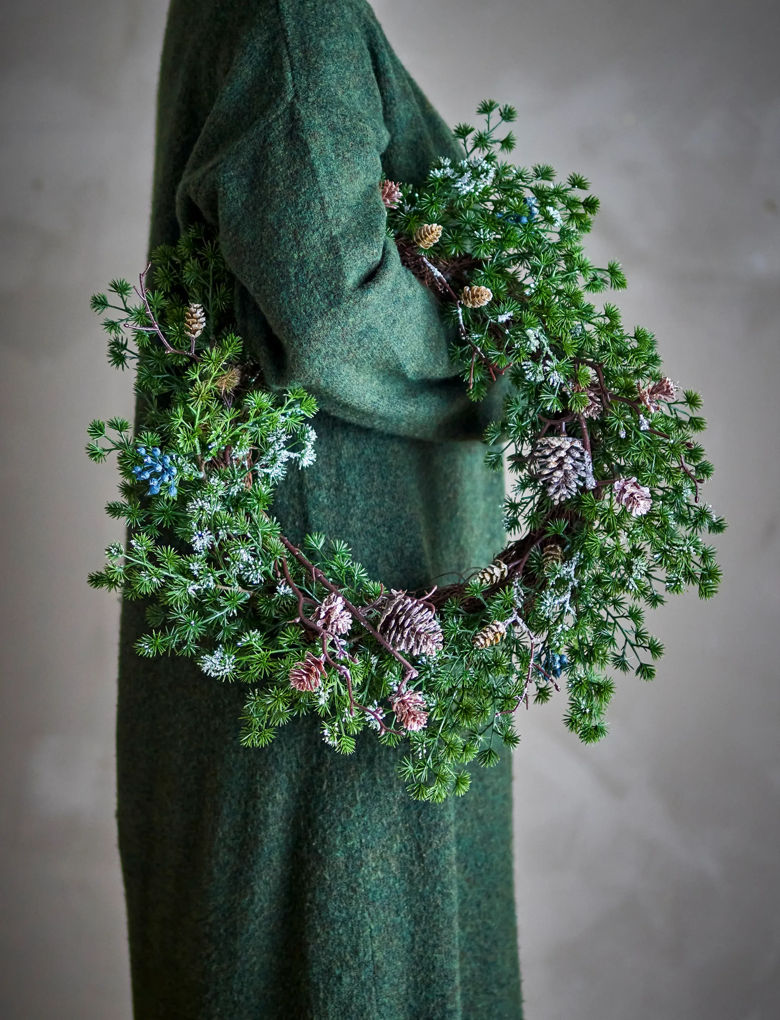 Bloomingville - Cedar Wreath - green - 5
