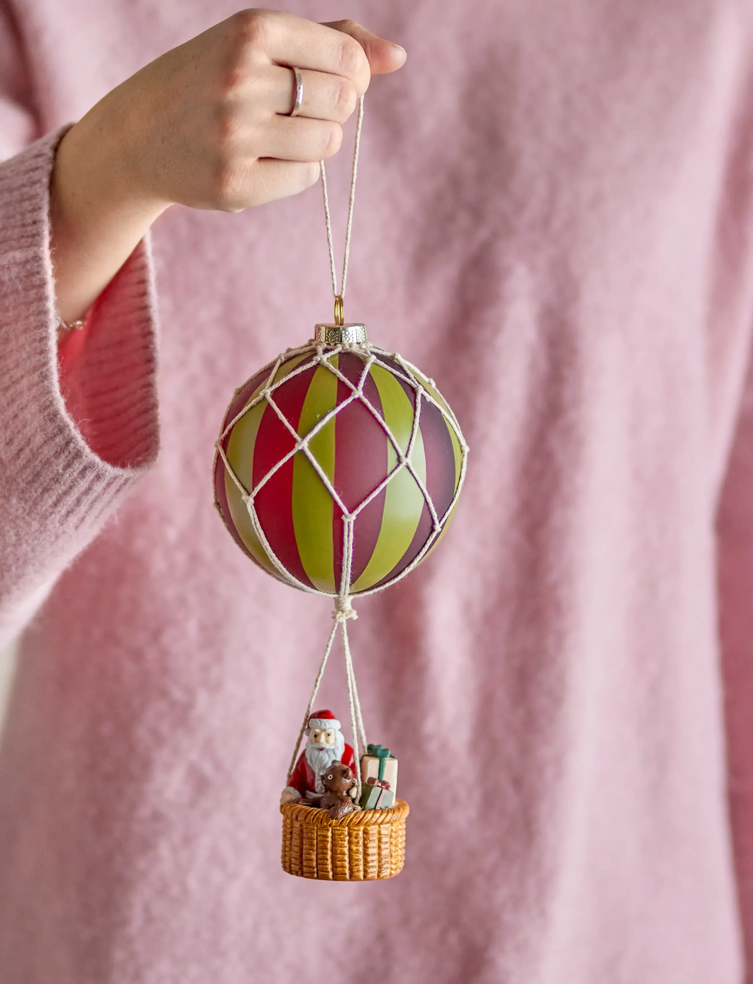Bloomingville - Hettie Ornament - red - 4