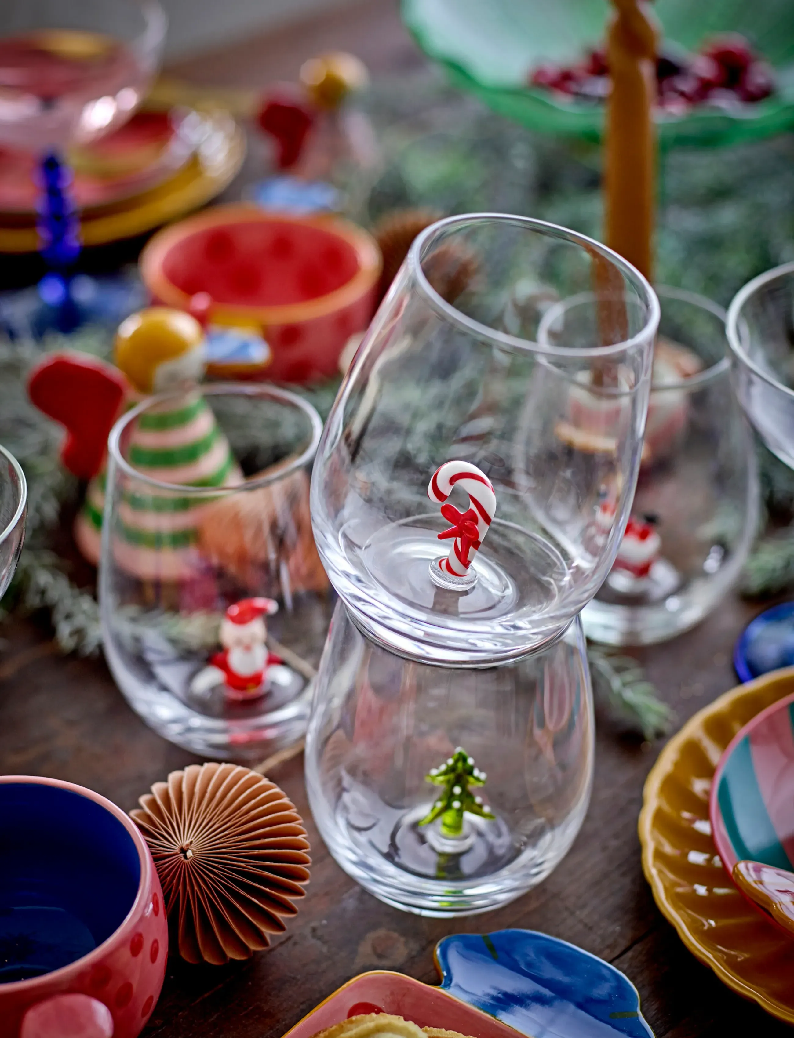 Bloomingville - Misa Drinking Glass, Multipack - christmas tableware - clear - 2