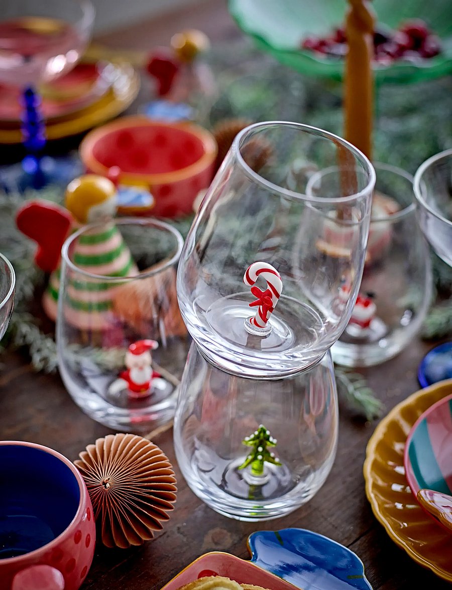 Bloomingville - Misa Drinking Glass, Multipack - weihnachts-tischgedecke - clear - 2