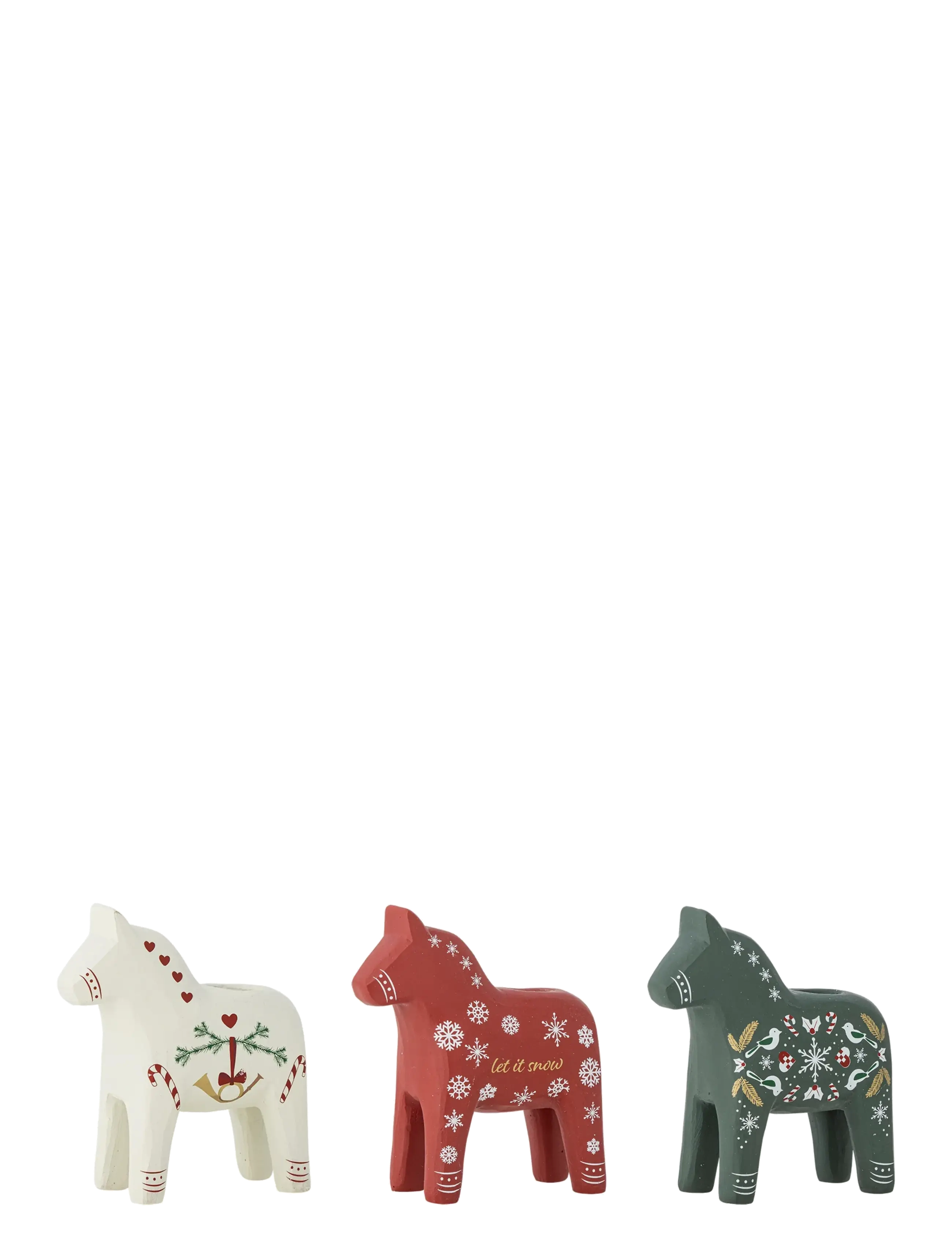 Bloomingville Siffer Candle Holder - Inredning - RED / red