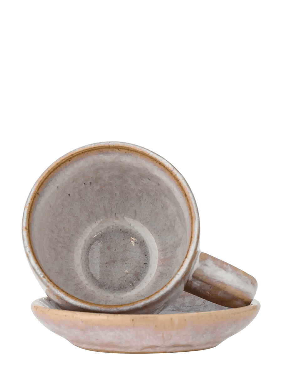 Bloomingville - Brenta Cup w/Saucer - kohvitassid - rose - 2