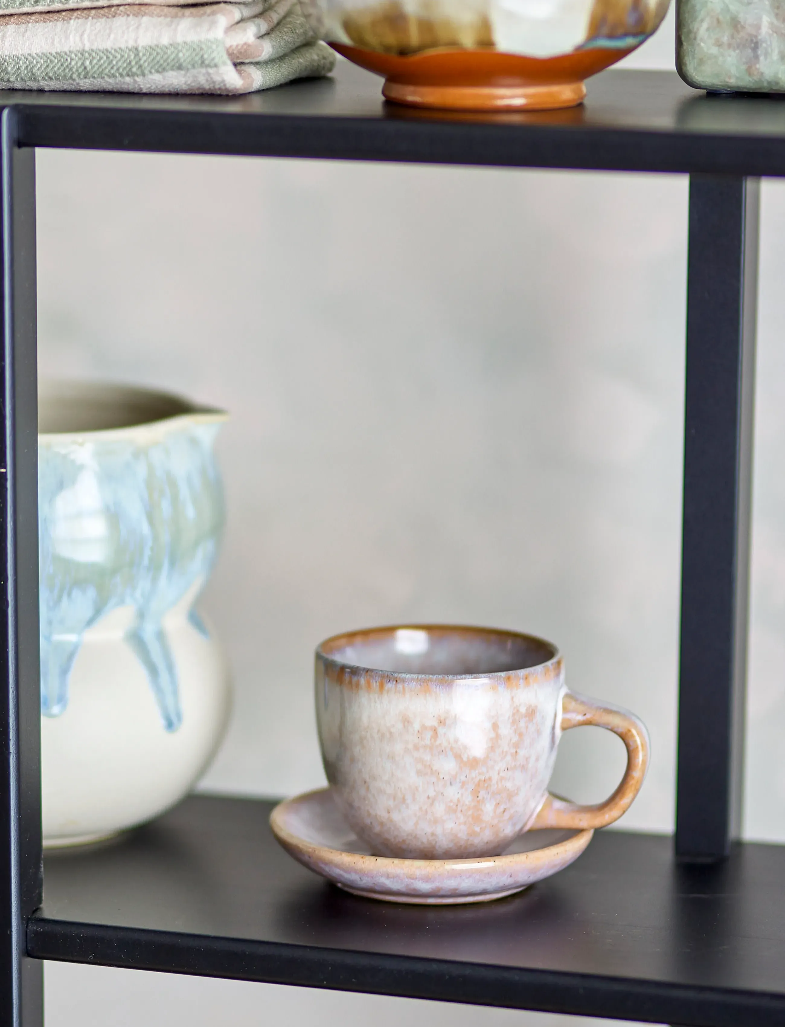 Bloomingville - Brenta Cup w/Saucer - kohvitassid - rose - 3