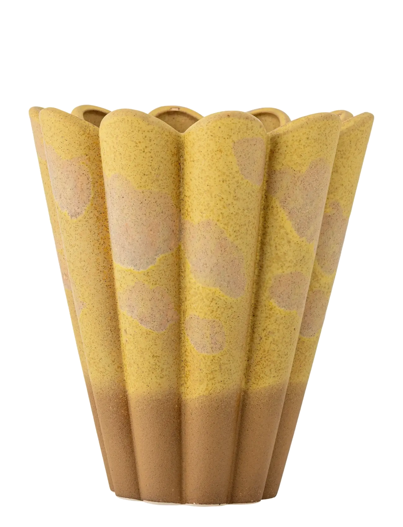 BLOOMINGVILLE Penn Vase Gelb - Ø 25.5 CM - Unisex