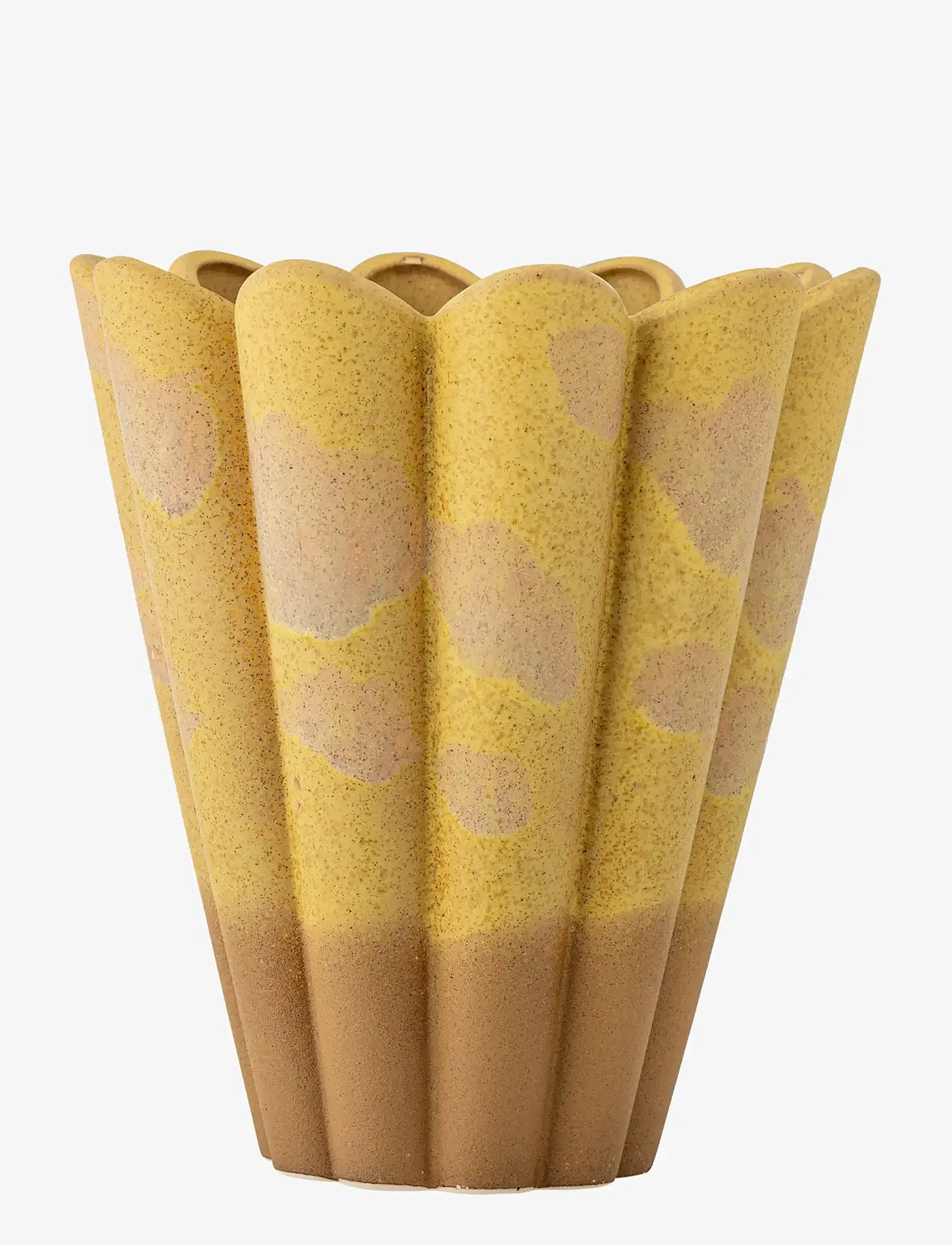 Bloomingville - Penn Vase - vasen - yellow - 1