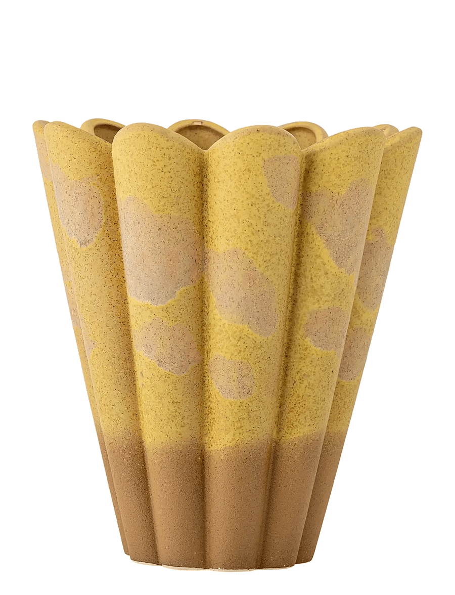 Bloomingville - Penn Vase - geburtstagsgeschenke - yellow - 0