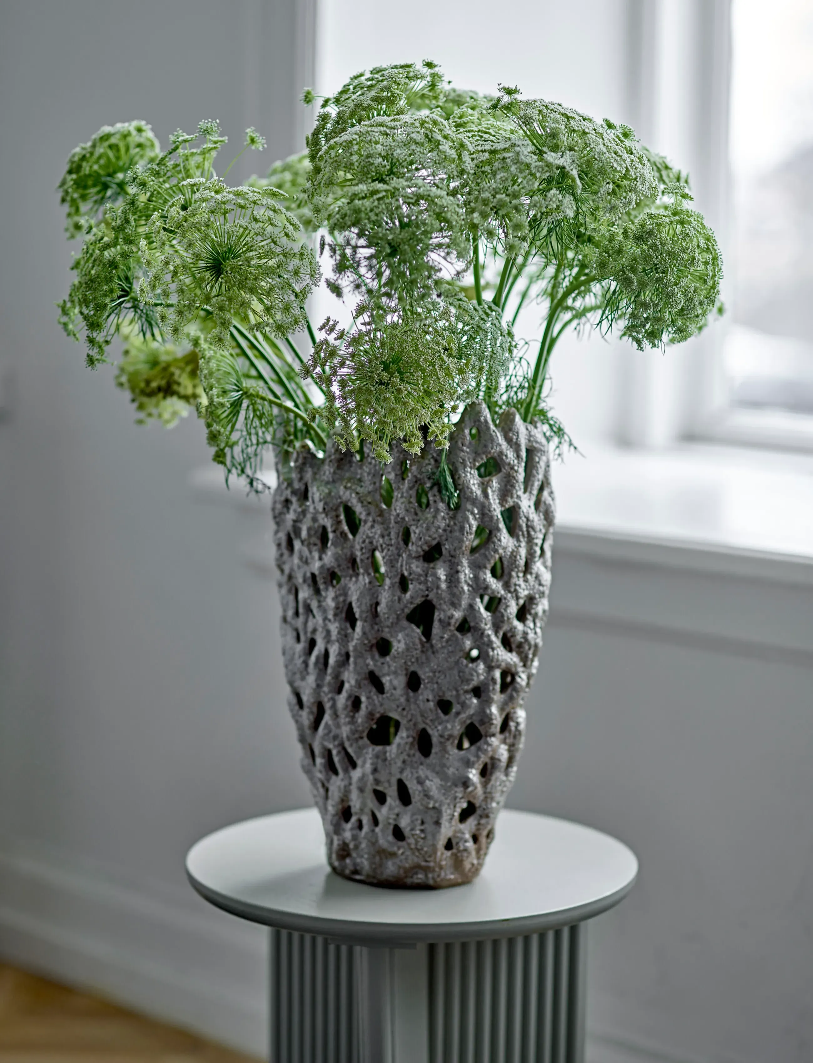 Bloomingville - Eunice Deco Vase - fødselsdagsgaver - white - 3