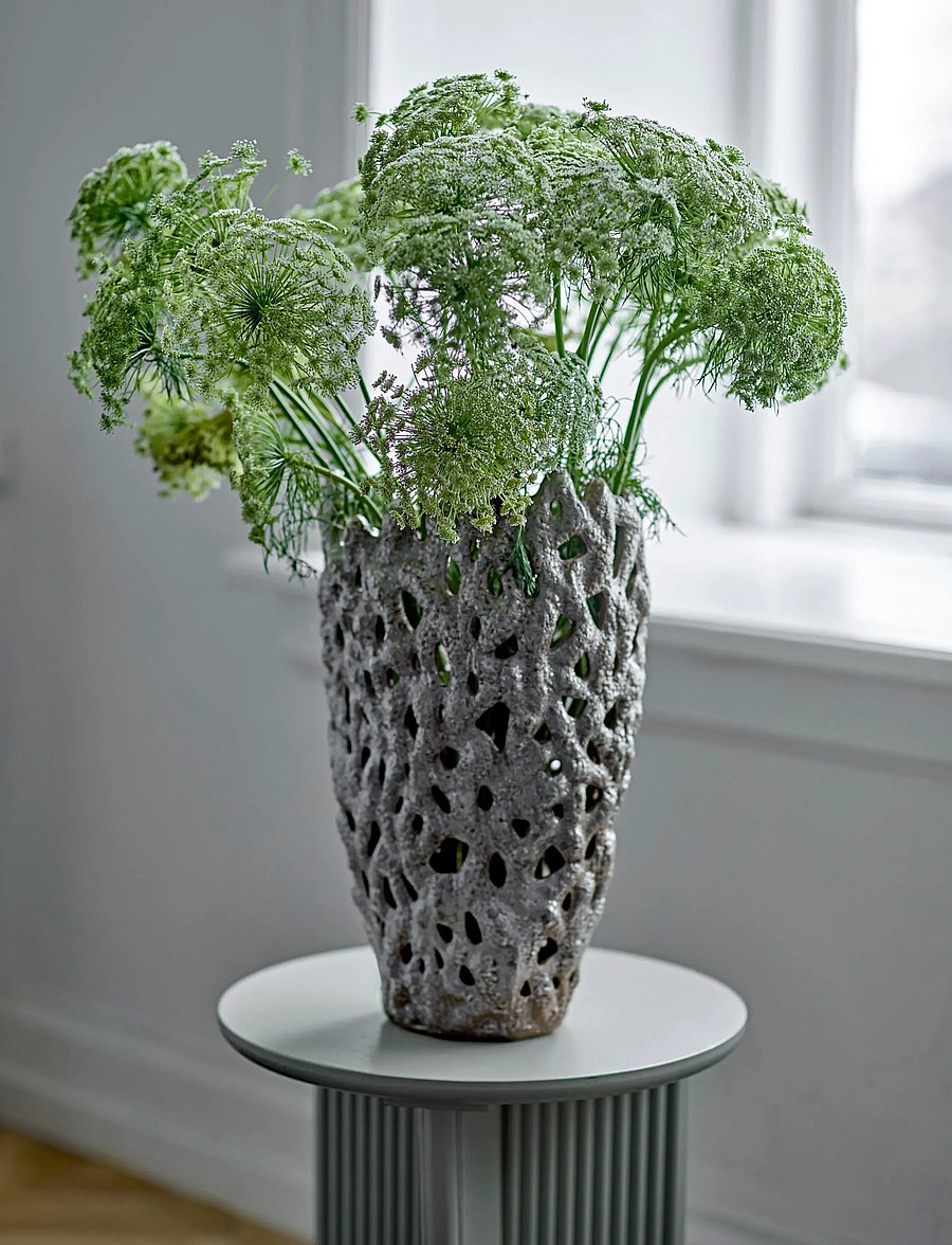 Bloomingville - Eunice Deco Vase - geburtstagsgeschenke - white - 3