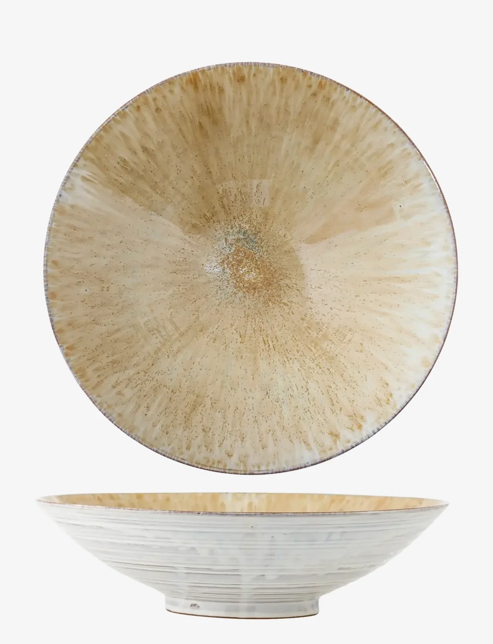 Bloomingville - Saskia Bowl - servierschalen - beige - 0