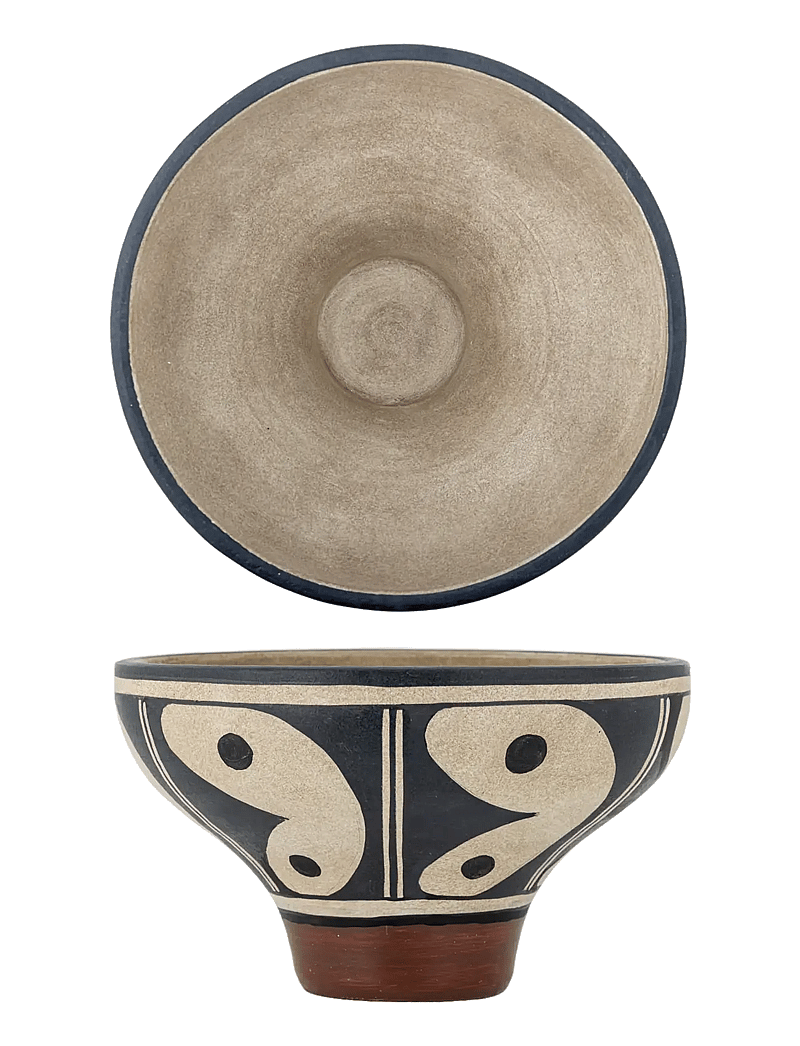 Bloomingville - Elfrida Bowl - serveringsskålar - black - 0