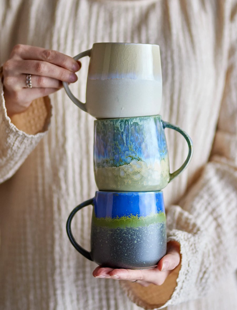 Bloomingville - Cloe Mug - teetassid - blue - 4