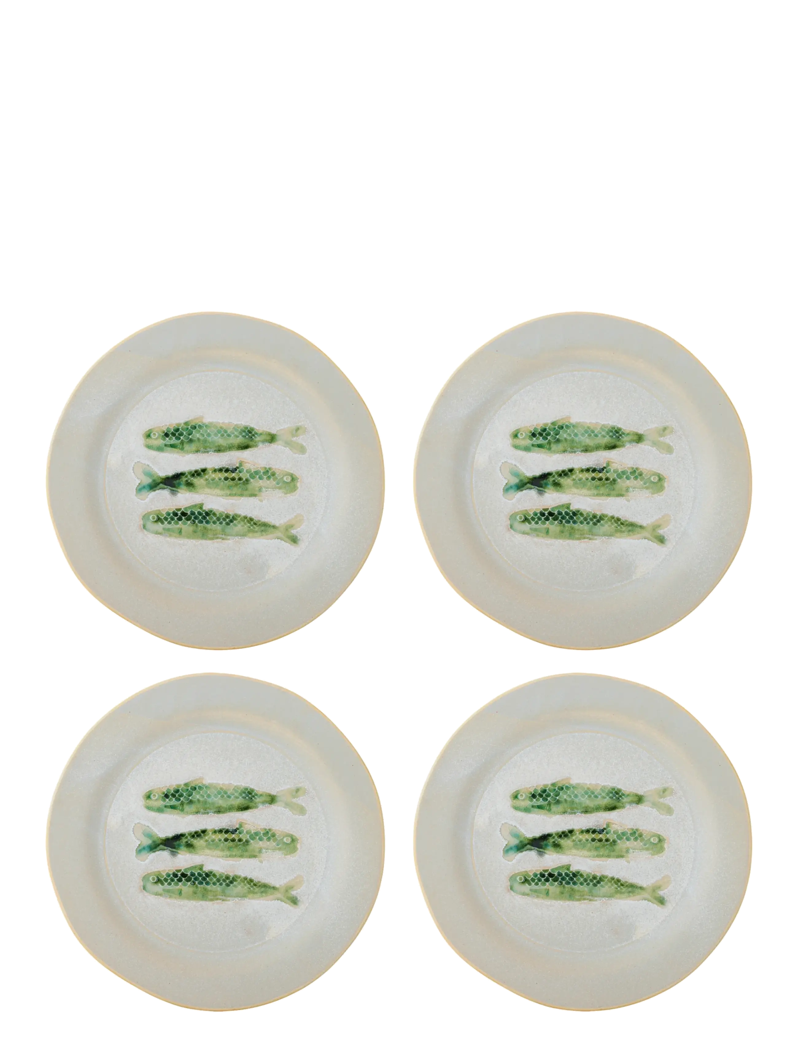 Bloomingville Hadden Plate, Small Plade, Grøn, Str: Ø 27 CM