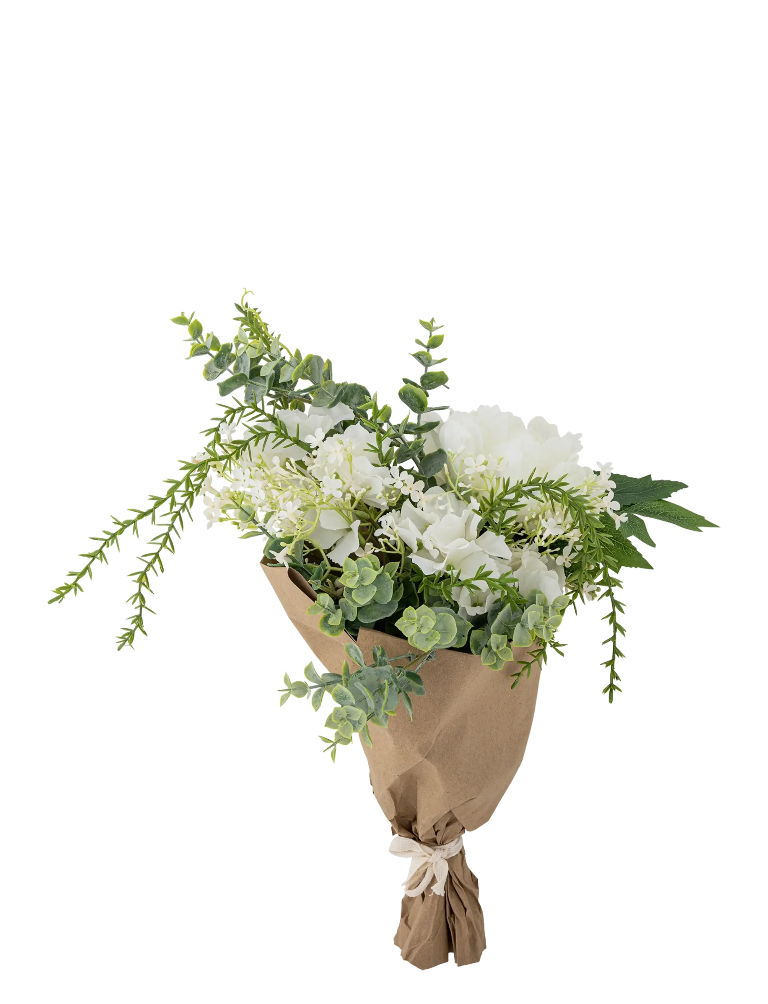 Bloomingville Lustre Bouquet, Dried & Fake Flowers, Hvid, Str: H43CM