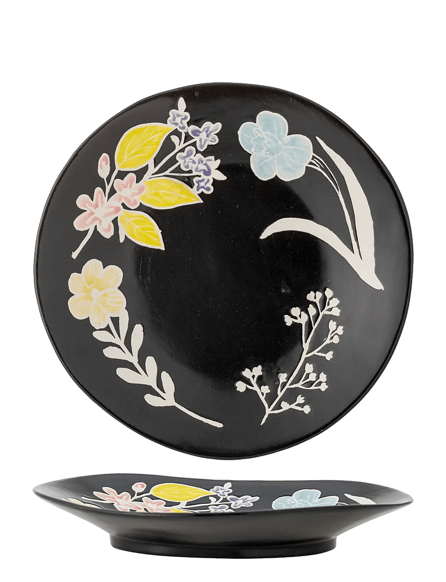 Bloomingville - Amberly Serving Tray - vaagnad ja roogade serveerimisalused - black - 0
