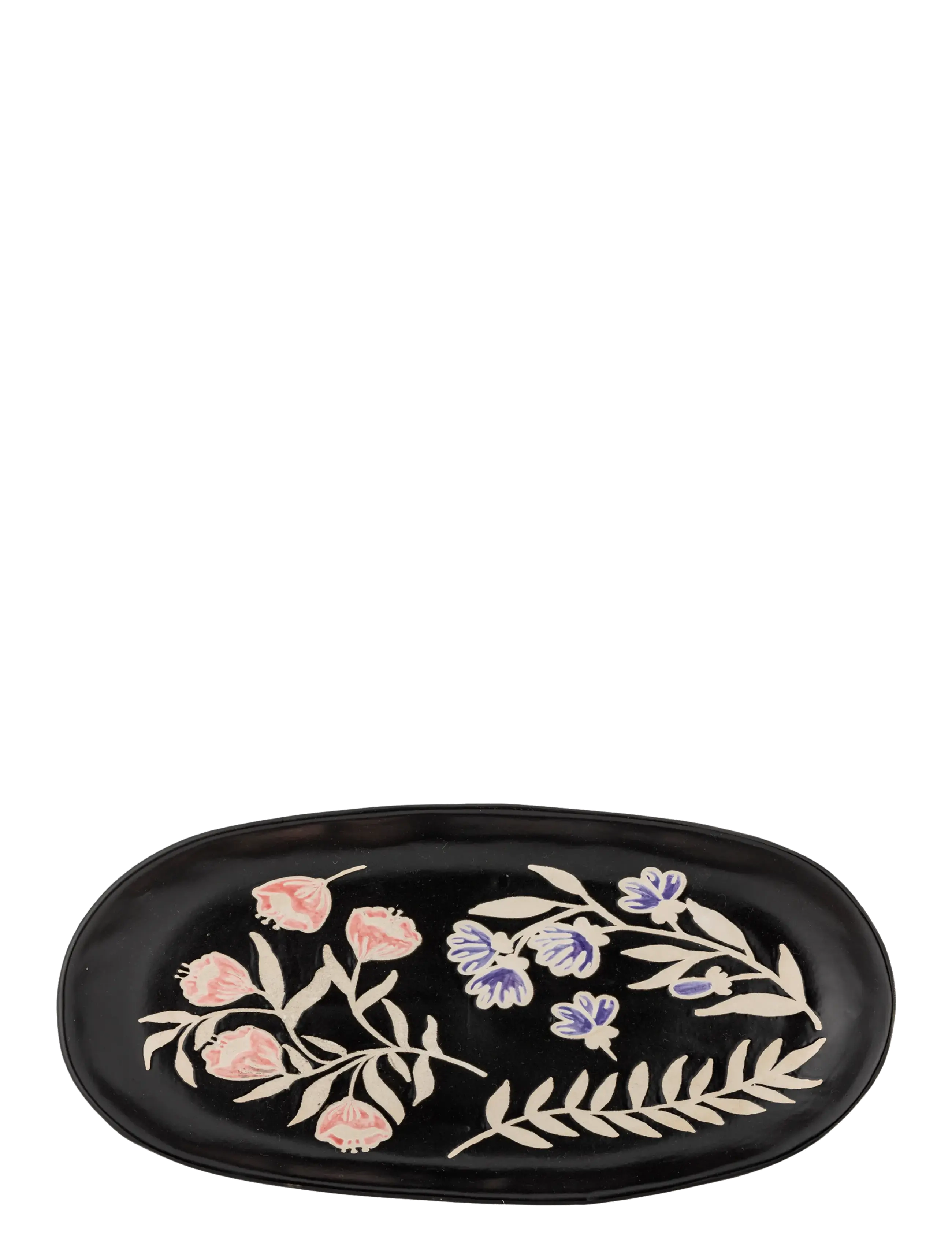 Bloomingville - Amberly Serving Tray - serveringsfat & uppläggningsfat - black - 2