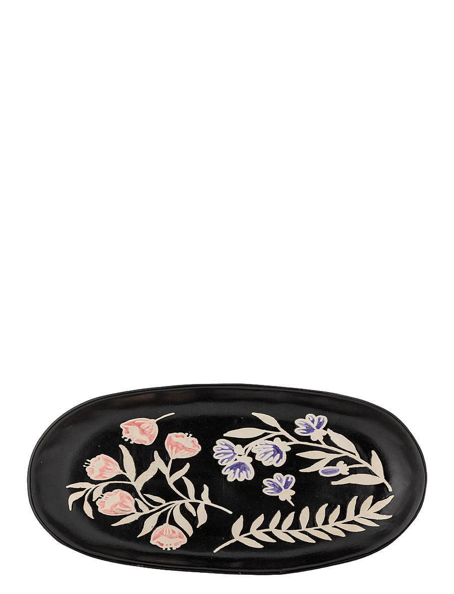 Bloomingville - Amberly Serving Tray - vaagnad ja roogade serveerimisalused - black - 2