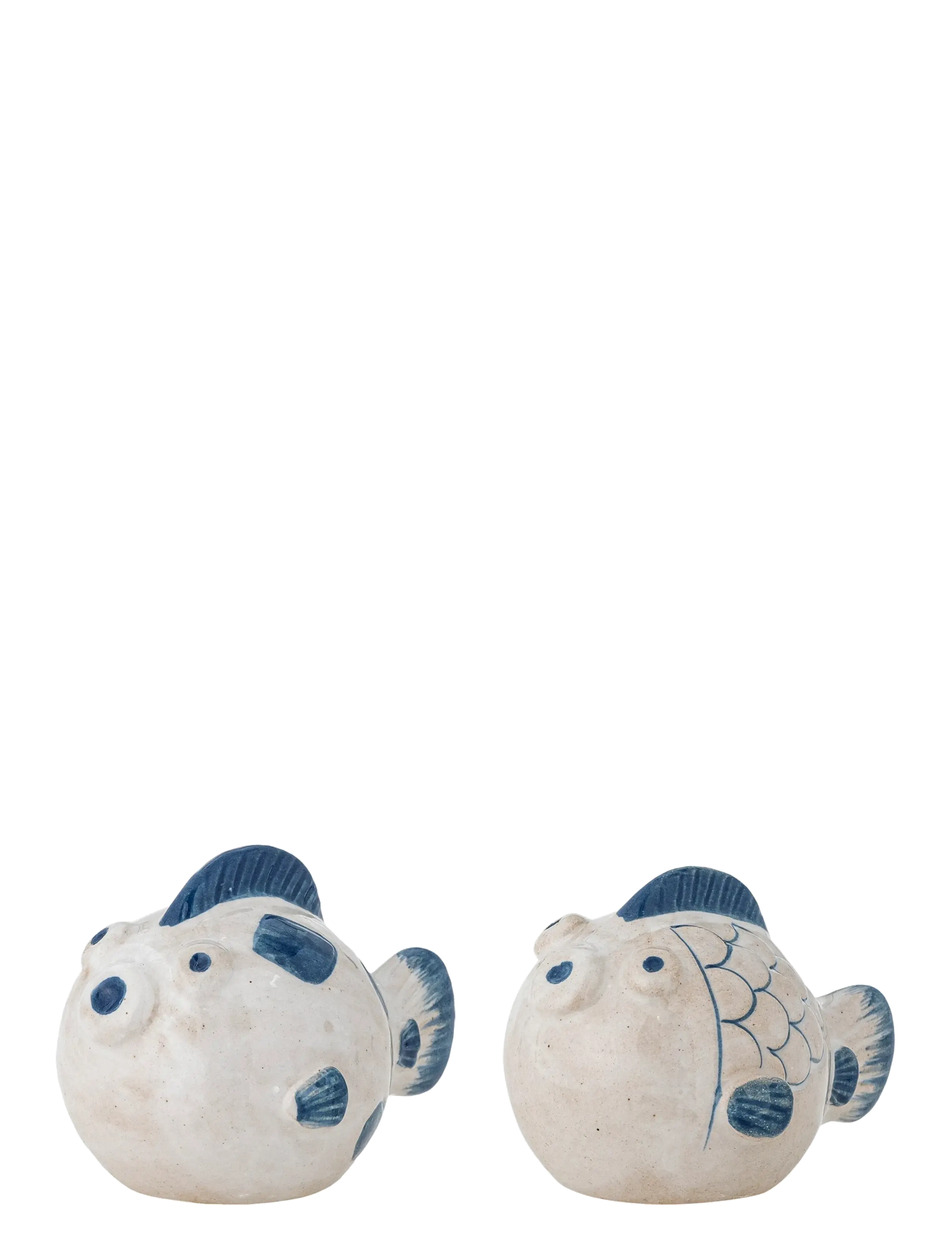 Bloomingville Fugu Salt & Pepper Shaker Set - Kampagne - BLUE / navy