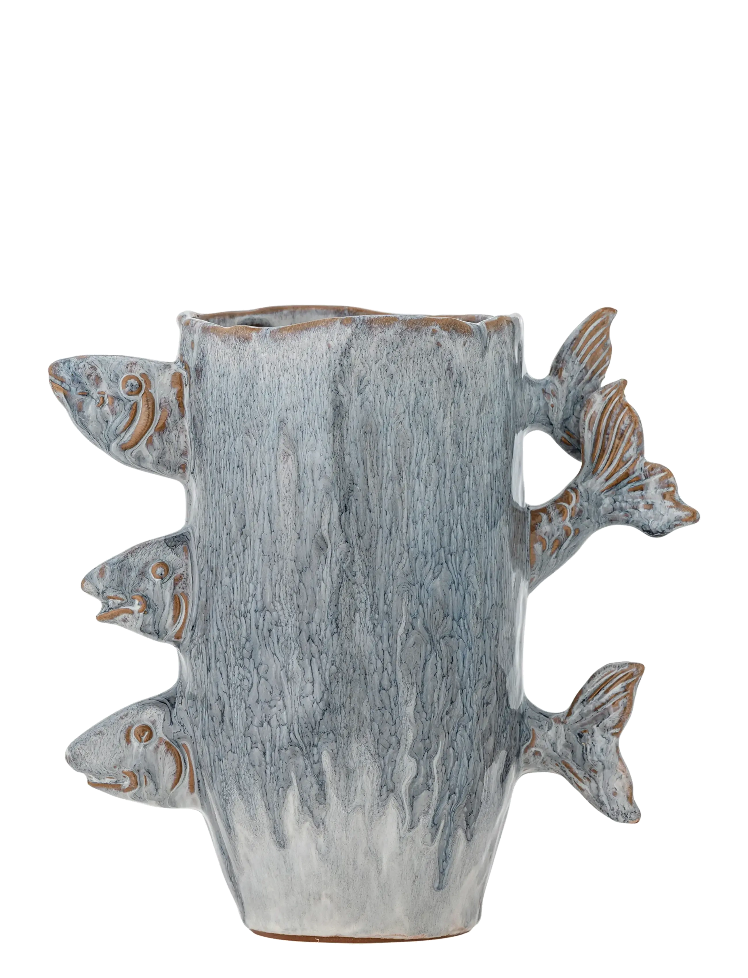 BLOOMINGVILLE Tace Vase Blau - 23 CM - Unisex