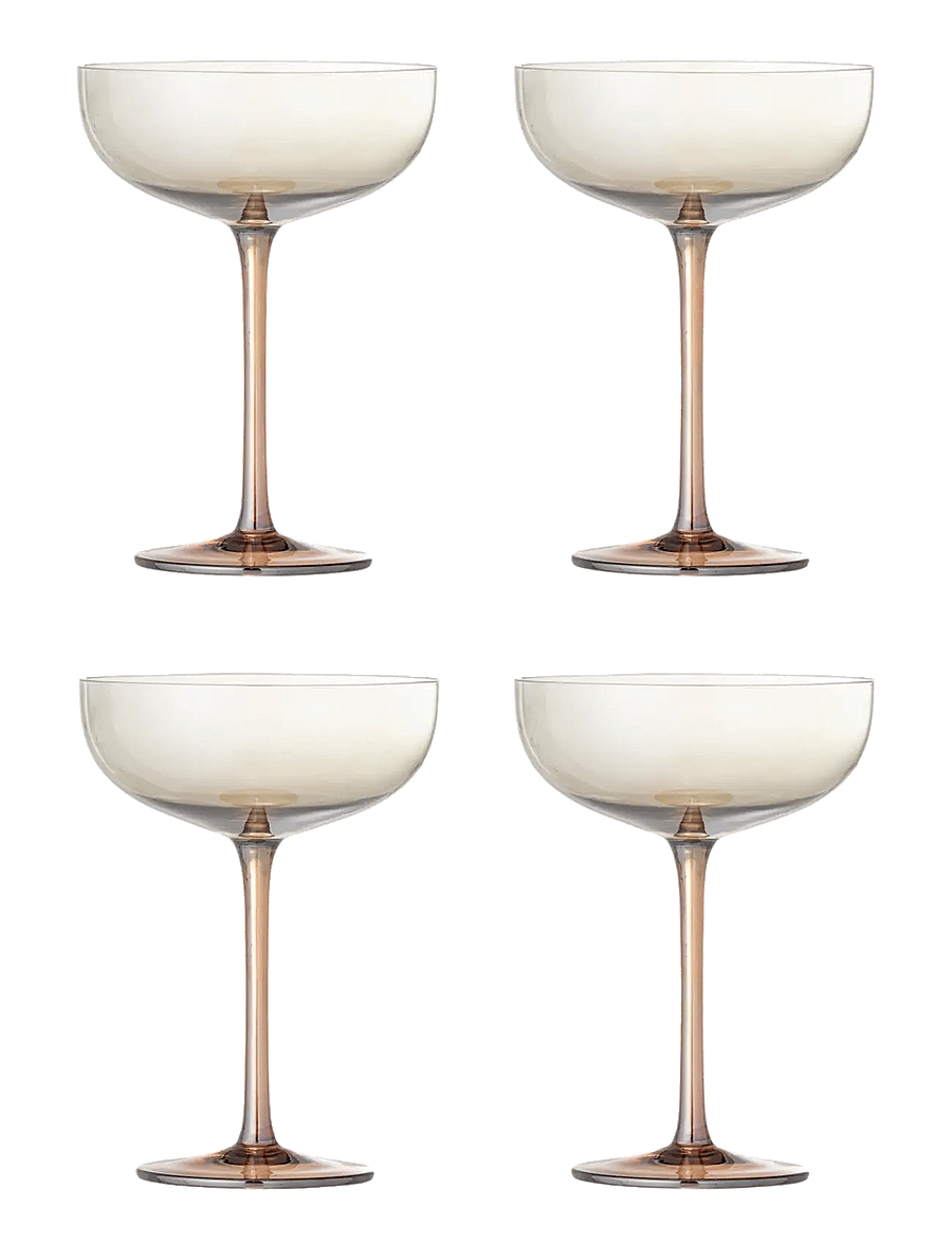 Bloomingville - Aston Cocktail Glass - sektgläser - bronze - 0