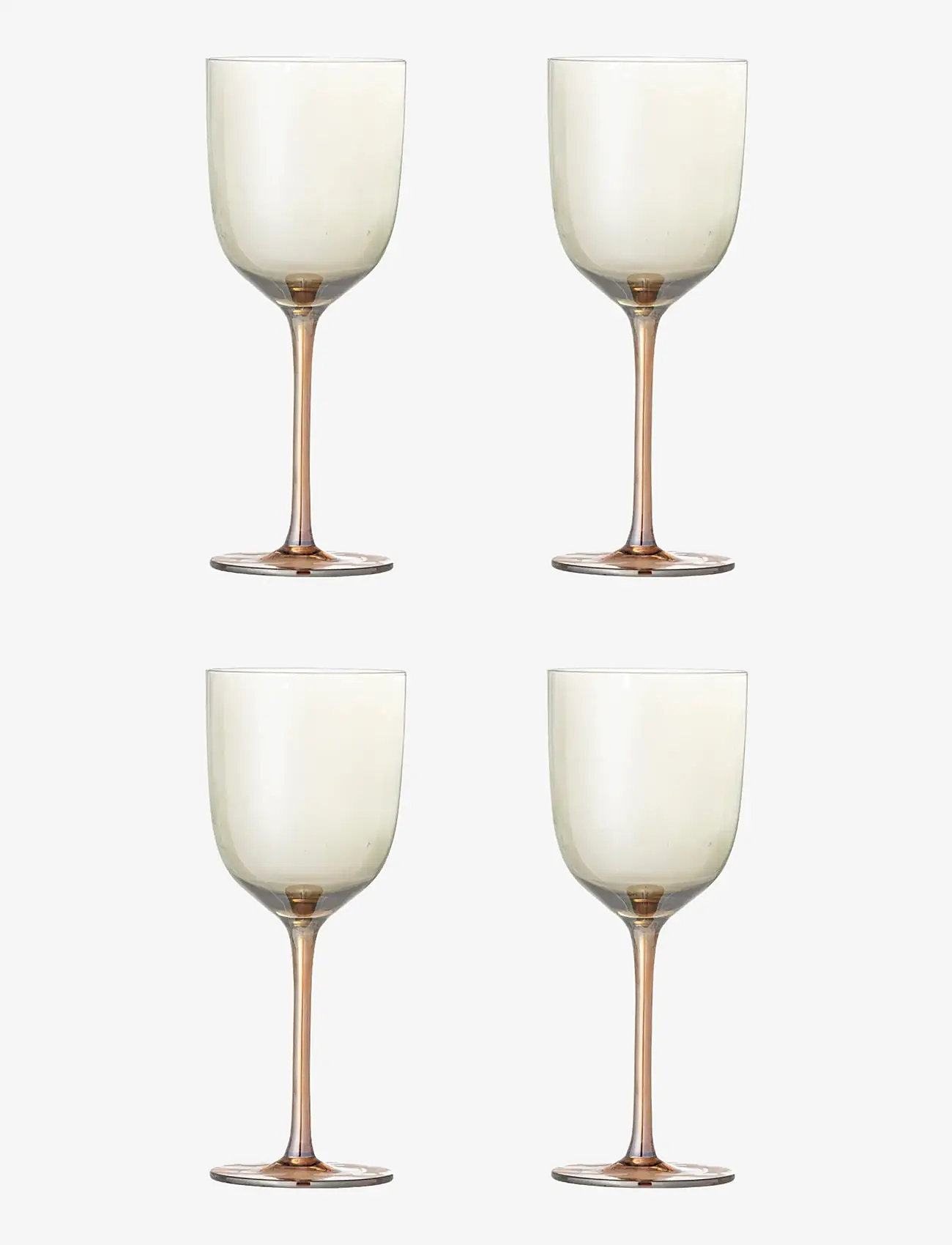 Bloomingville - Aston Wine Glass - Šampanjaklaasid - bronze - 0