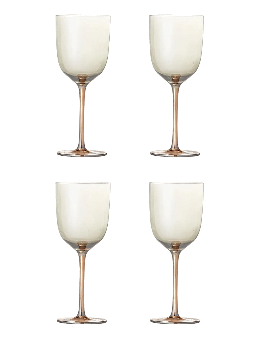 Bloomingville - Aston Wine Glass - Šampanjaklaasid - bronze - 1